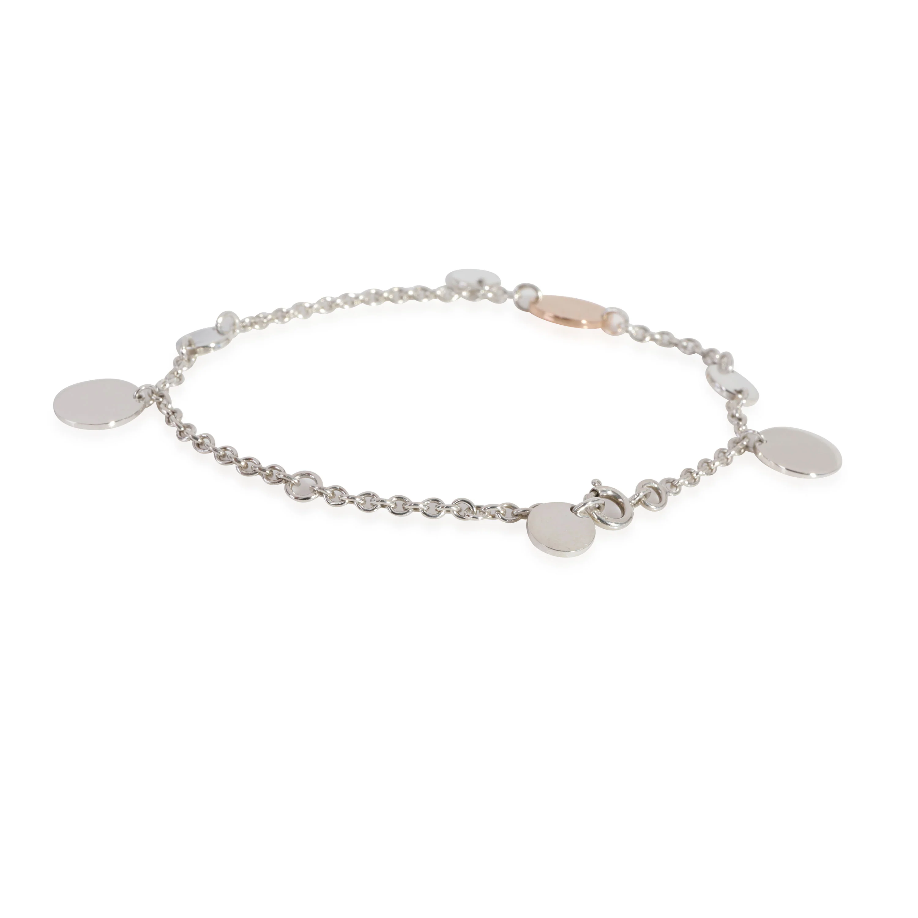 Hermès Confettis Bracelet in 18k Pink Gold/Sterling Silver - Image 2