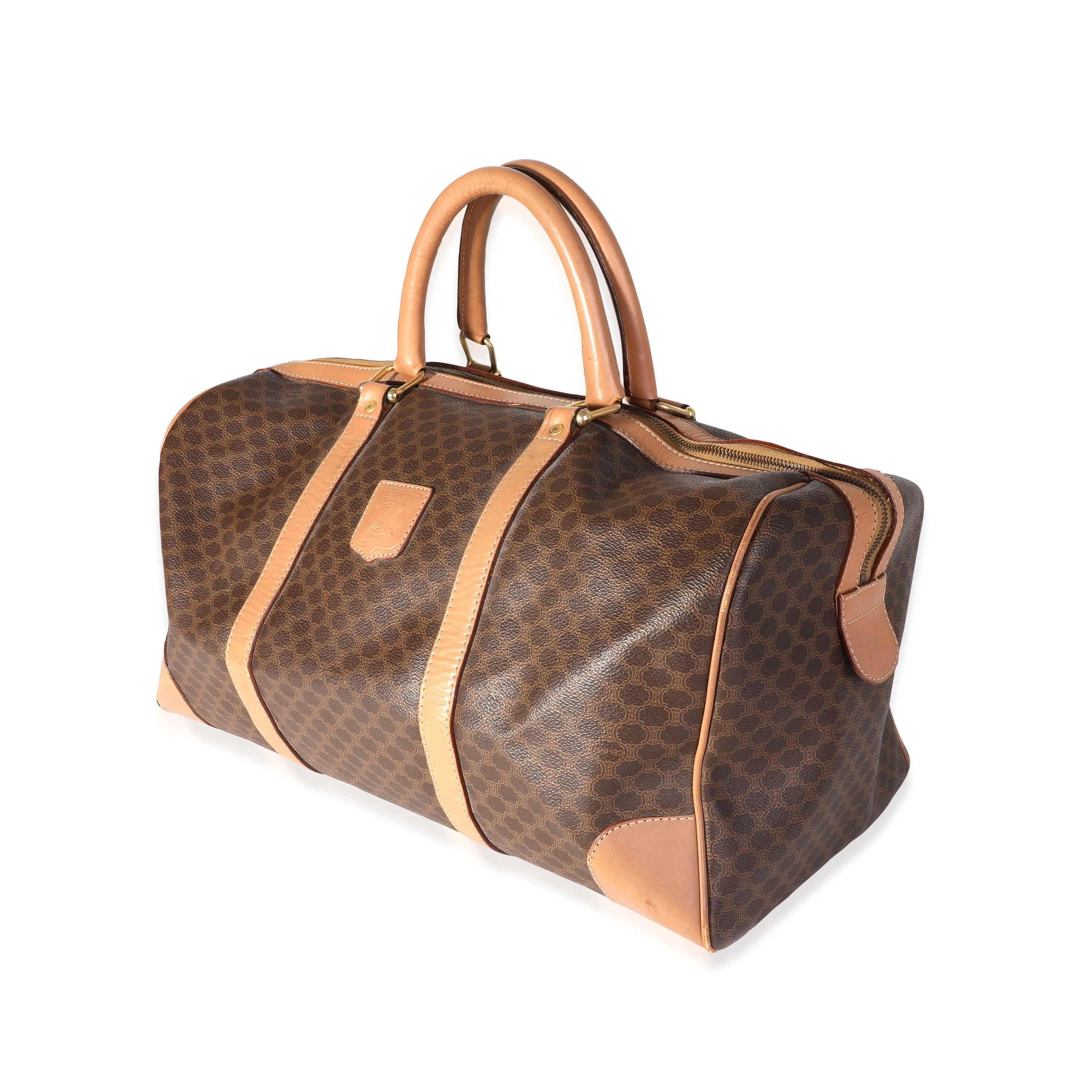 Celine Vintage Macadam Triomphe Duffle Bag - Image 2