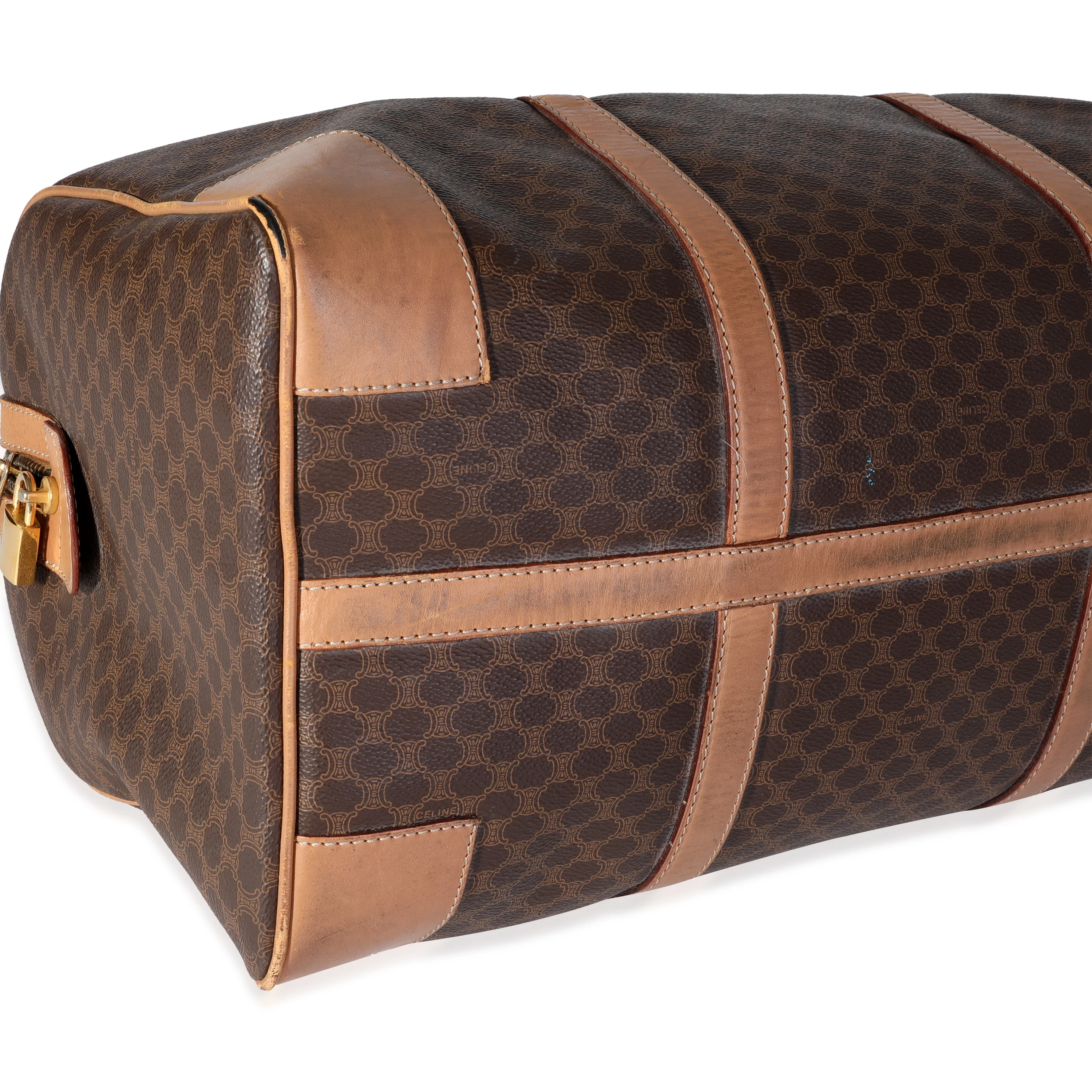 Celine Vintage Macadam Triomphe Duffle Bag - Image 6