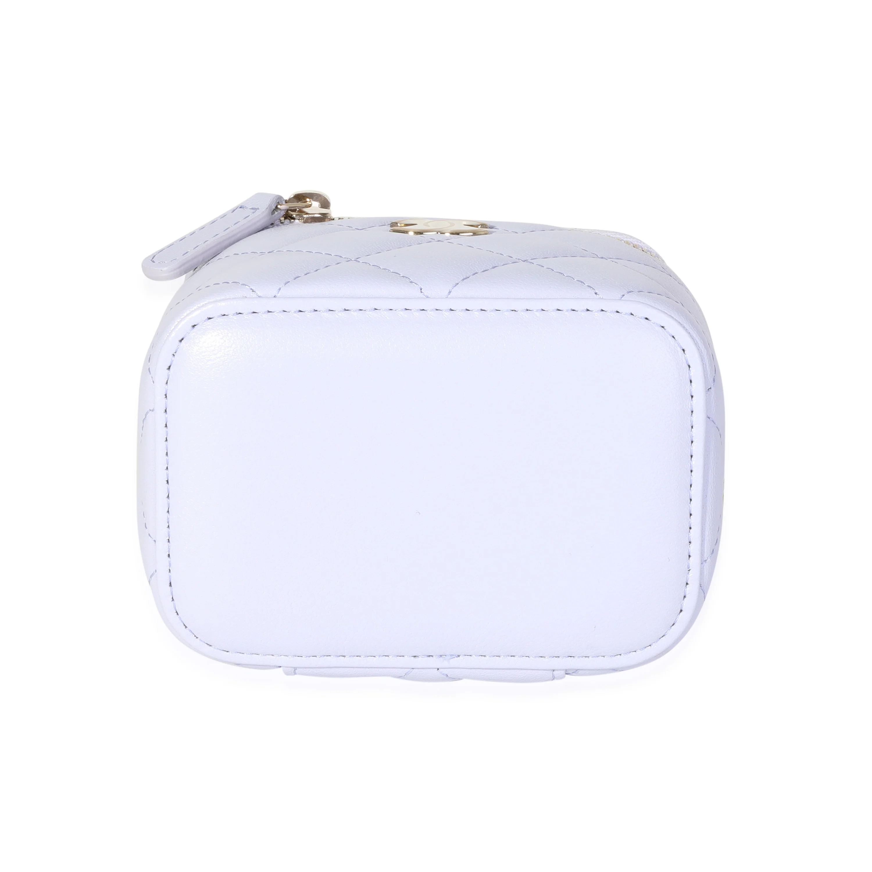 Chanel Lavender Lambskin Vanity Bag with Chain - Image 7