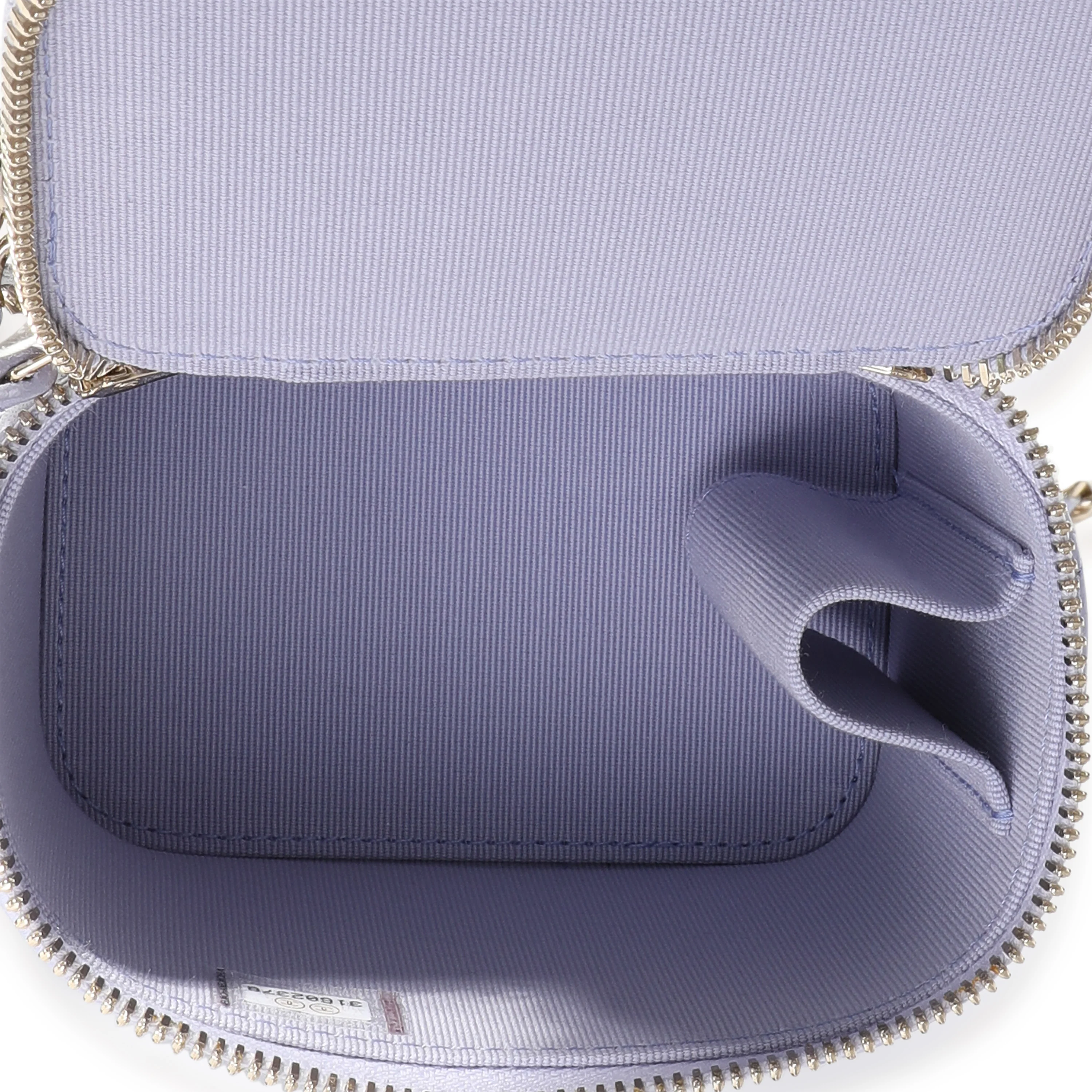 Chanel Lavender Lambskin Vanity Bag with Chain - Image 8