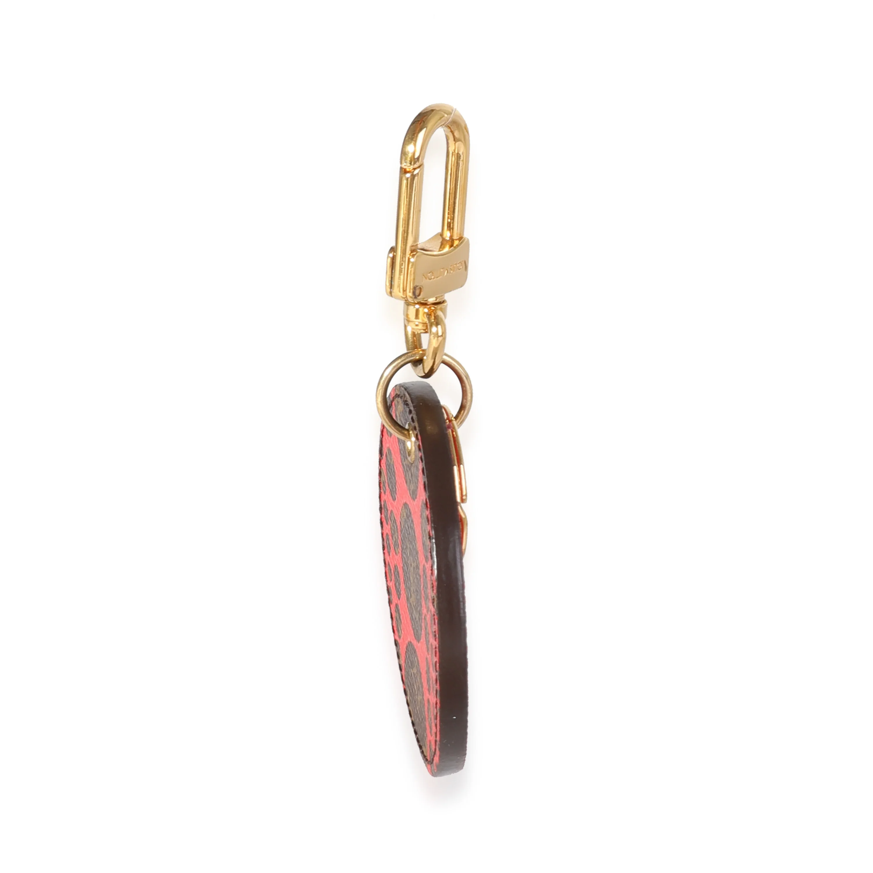 Louis Vuitton x Yayoi Kusama Red Infinity Dots Monogram Canvas Bag Charm - Image 2