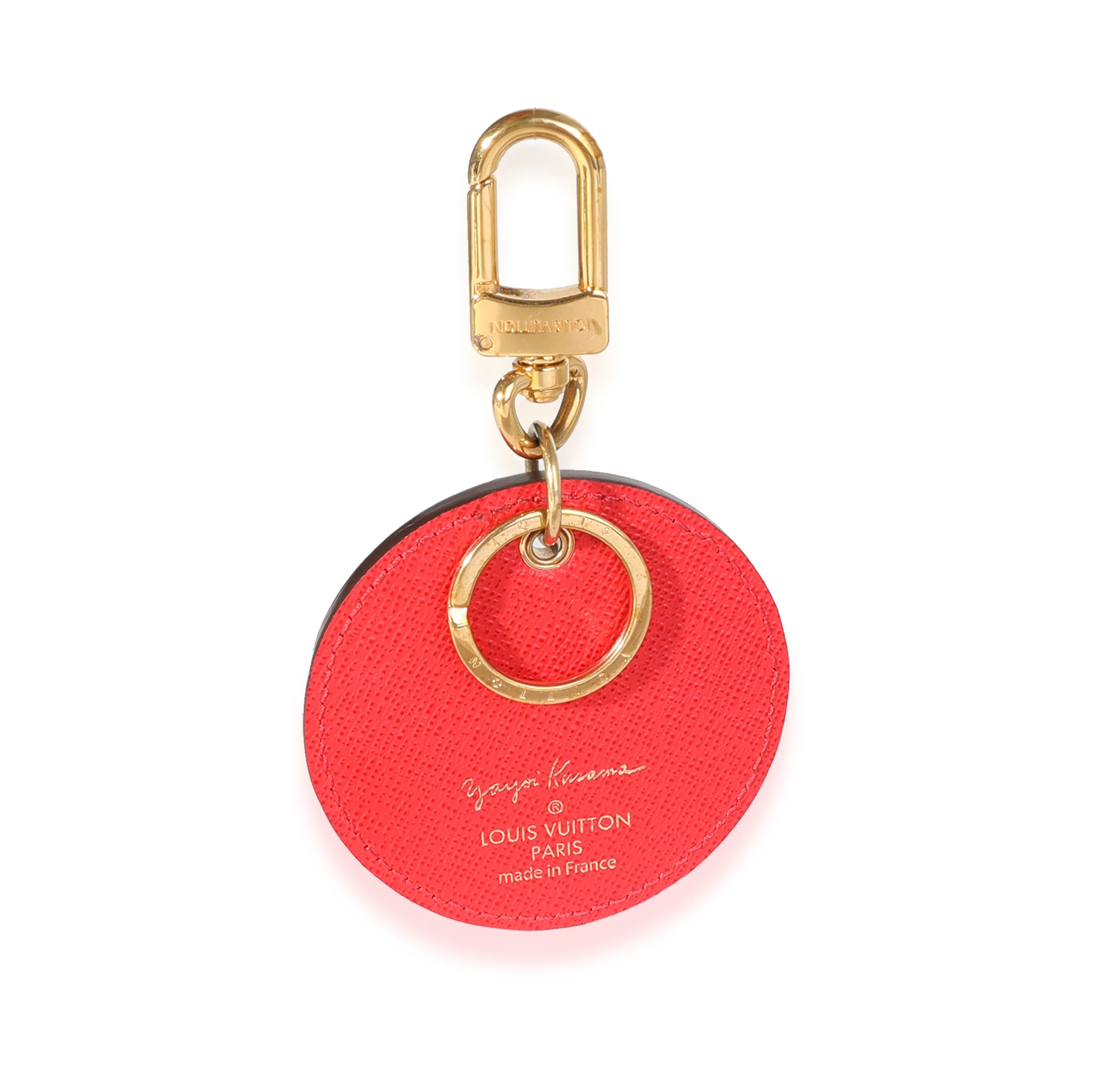 Louis Vuitton x Yayoi Kusama Red Infinity Dots Monogram Canvas Bag Charm - Image 3