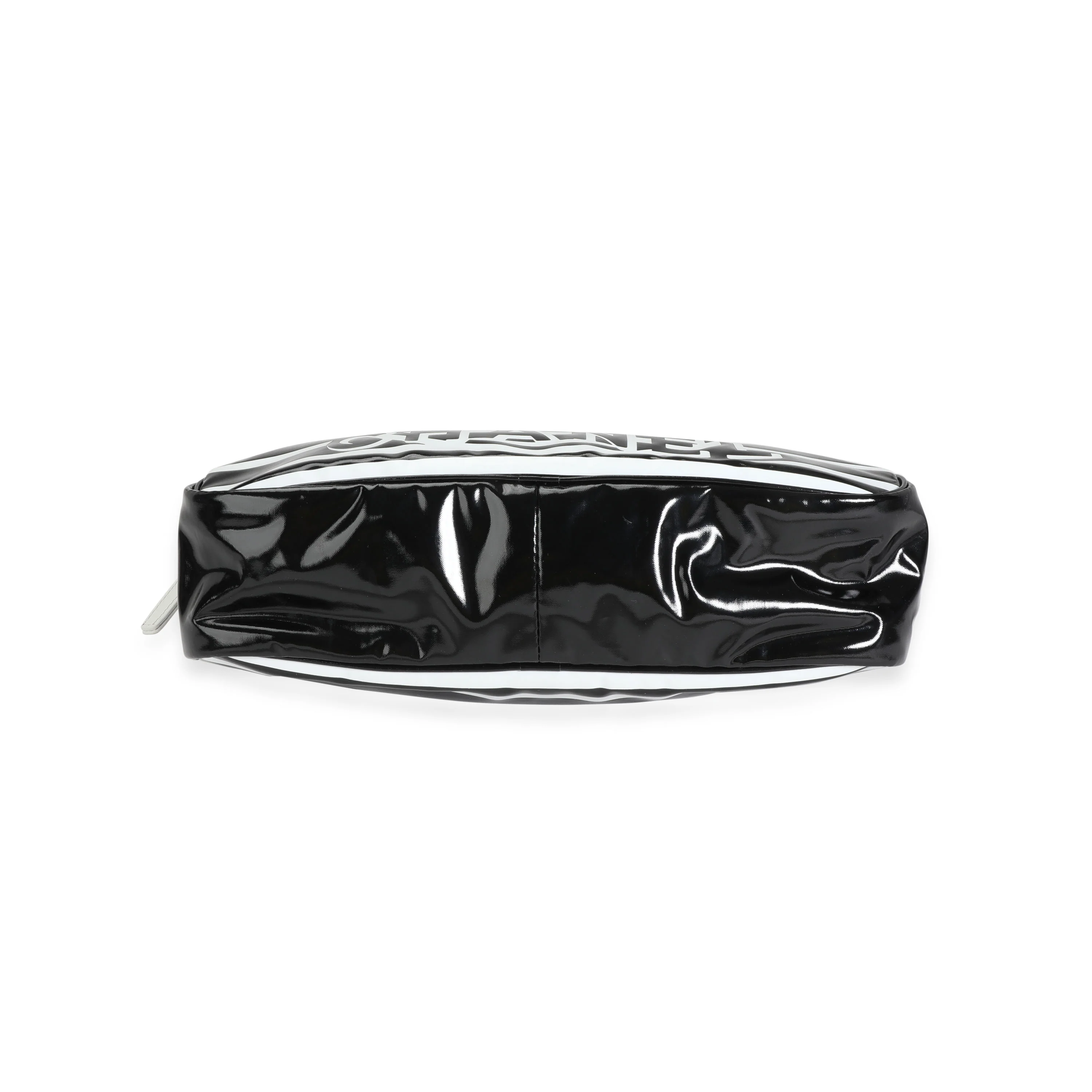 Chanel Black & White Vinyl La Pausa Camera Bag - Image 5