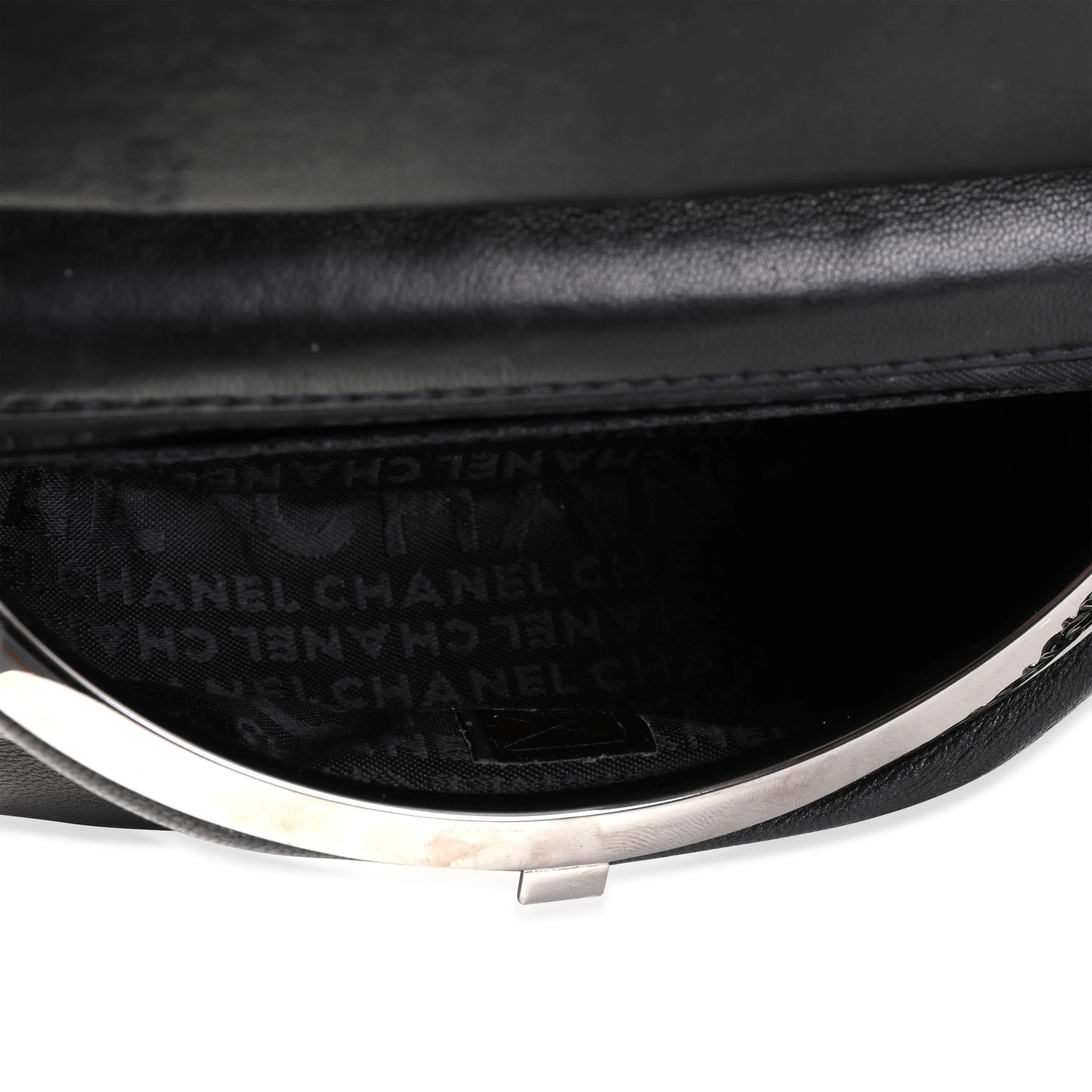 Black Patent Leather Chocolate Bar Wristlet - Image 7