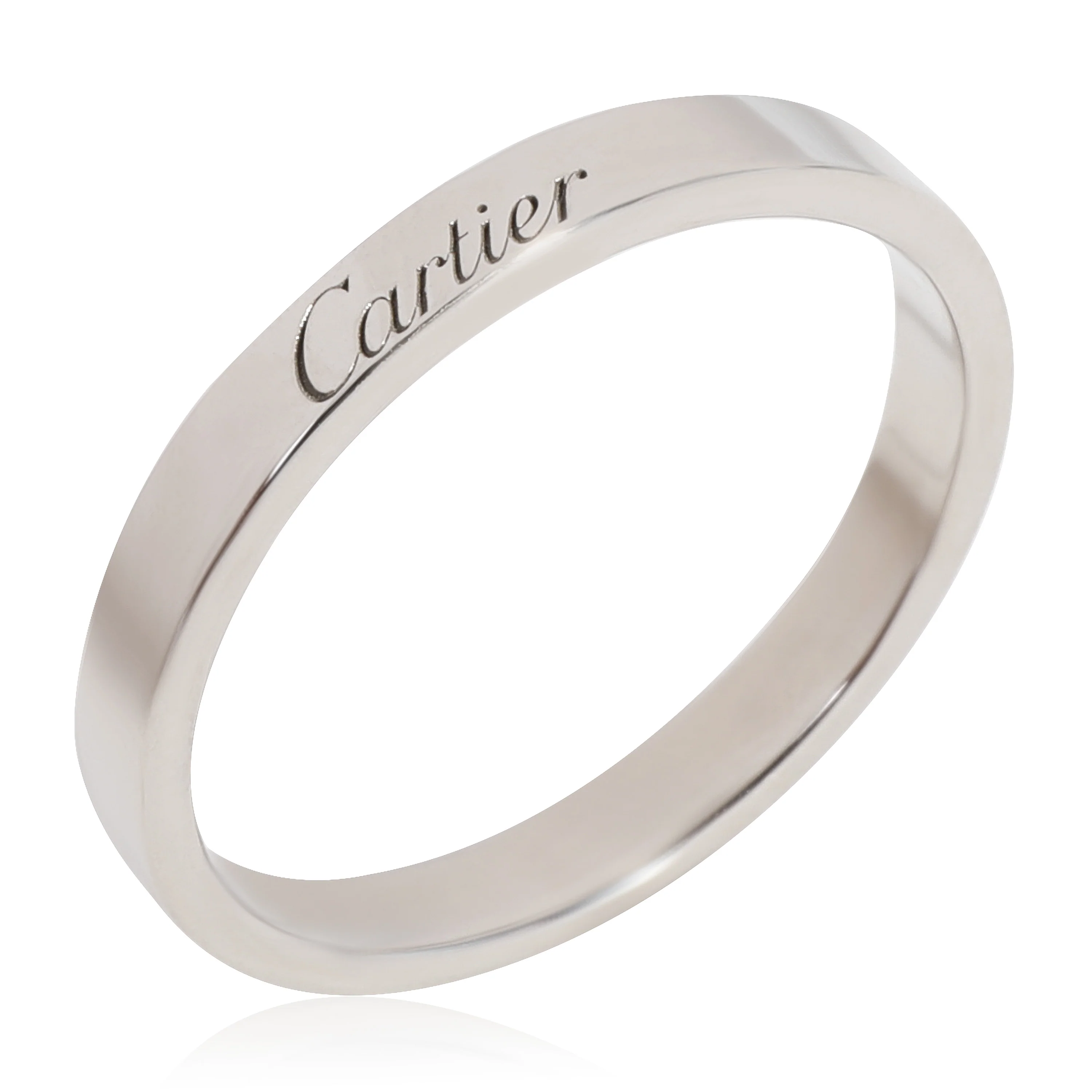 Cartier C De Cartier Wedding Band in Platinum - Image 4