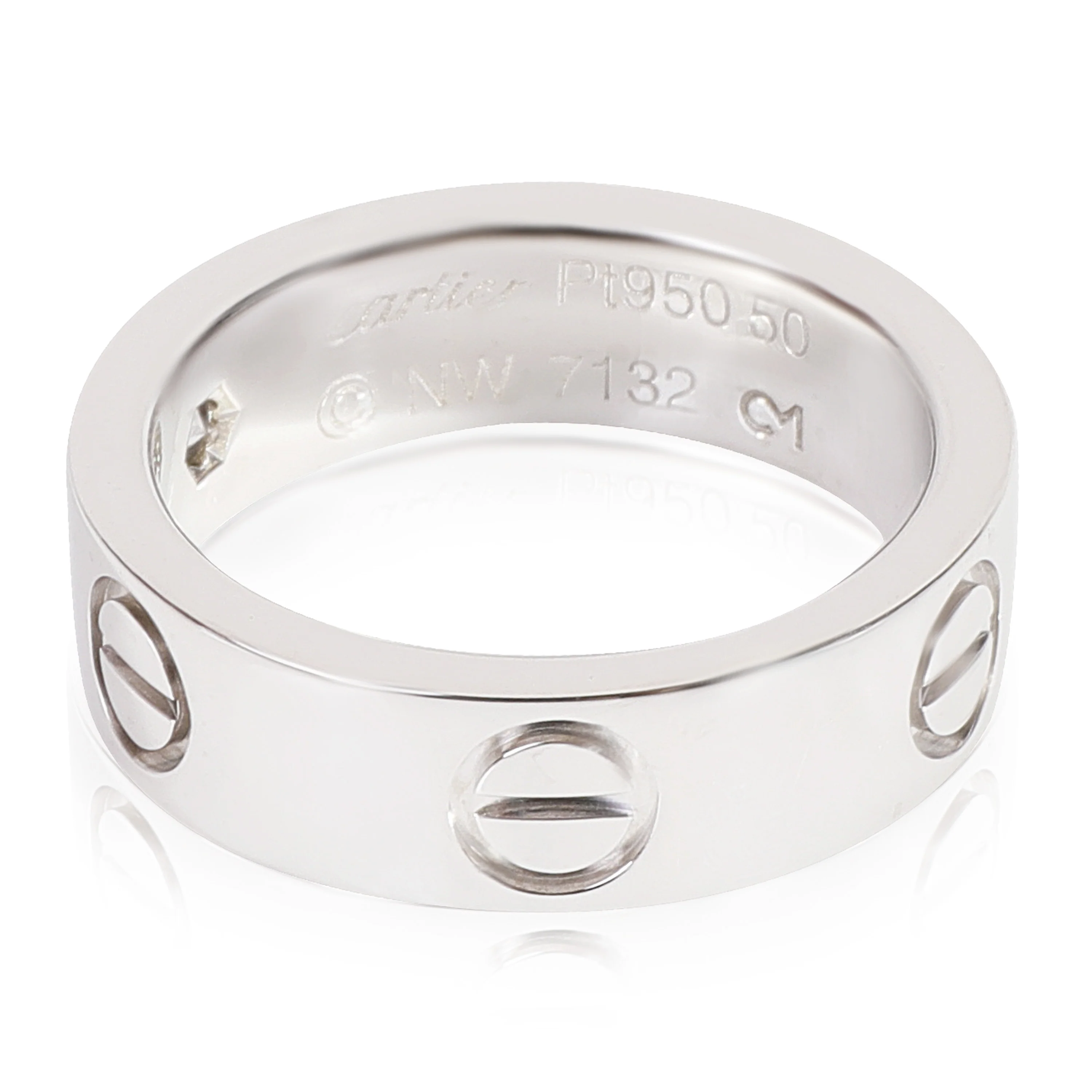 Cartier Love Diamond Ring in Platinum 0.07 CTW - Image 2