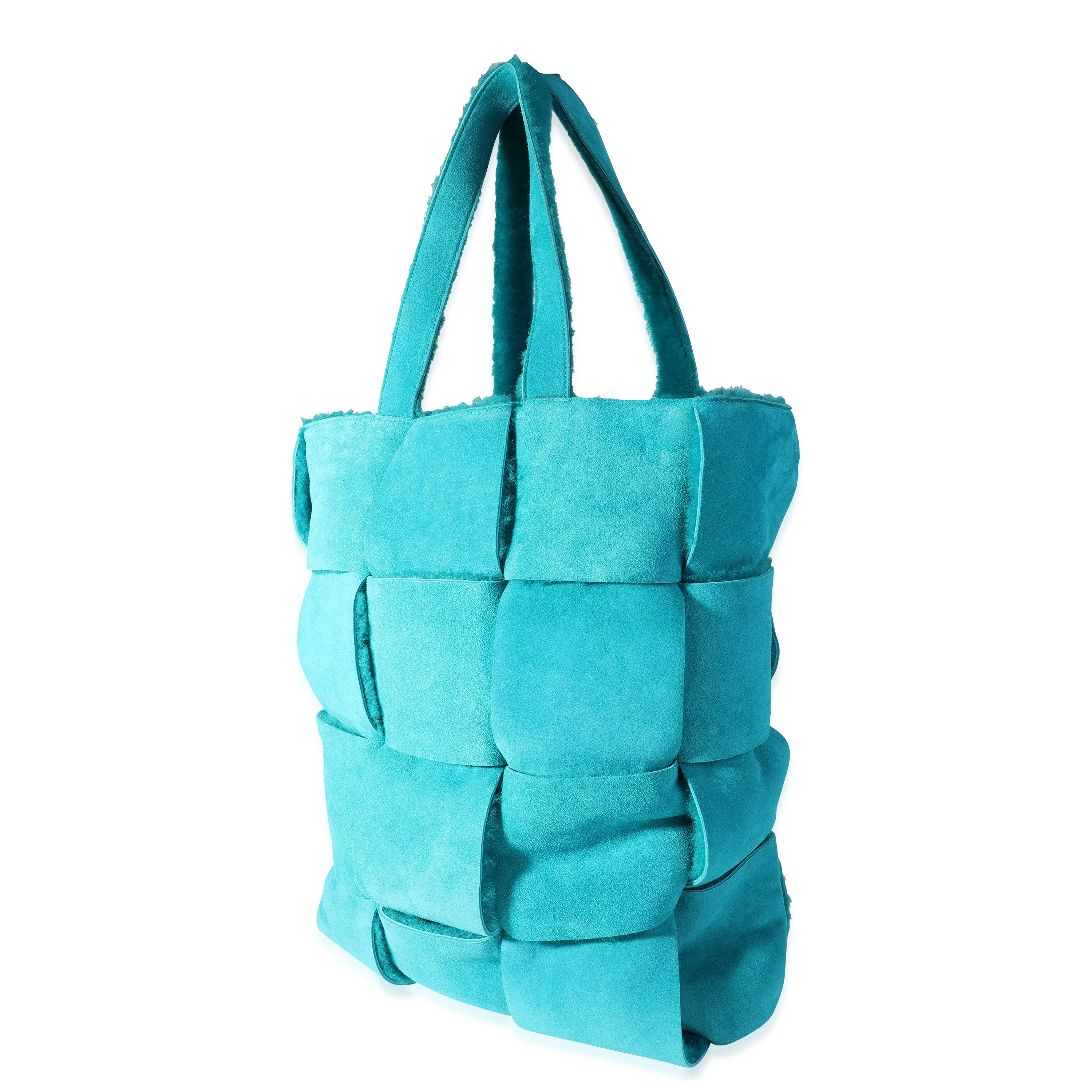 Blaster Intrecciato Shearling Tote - Image 2