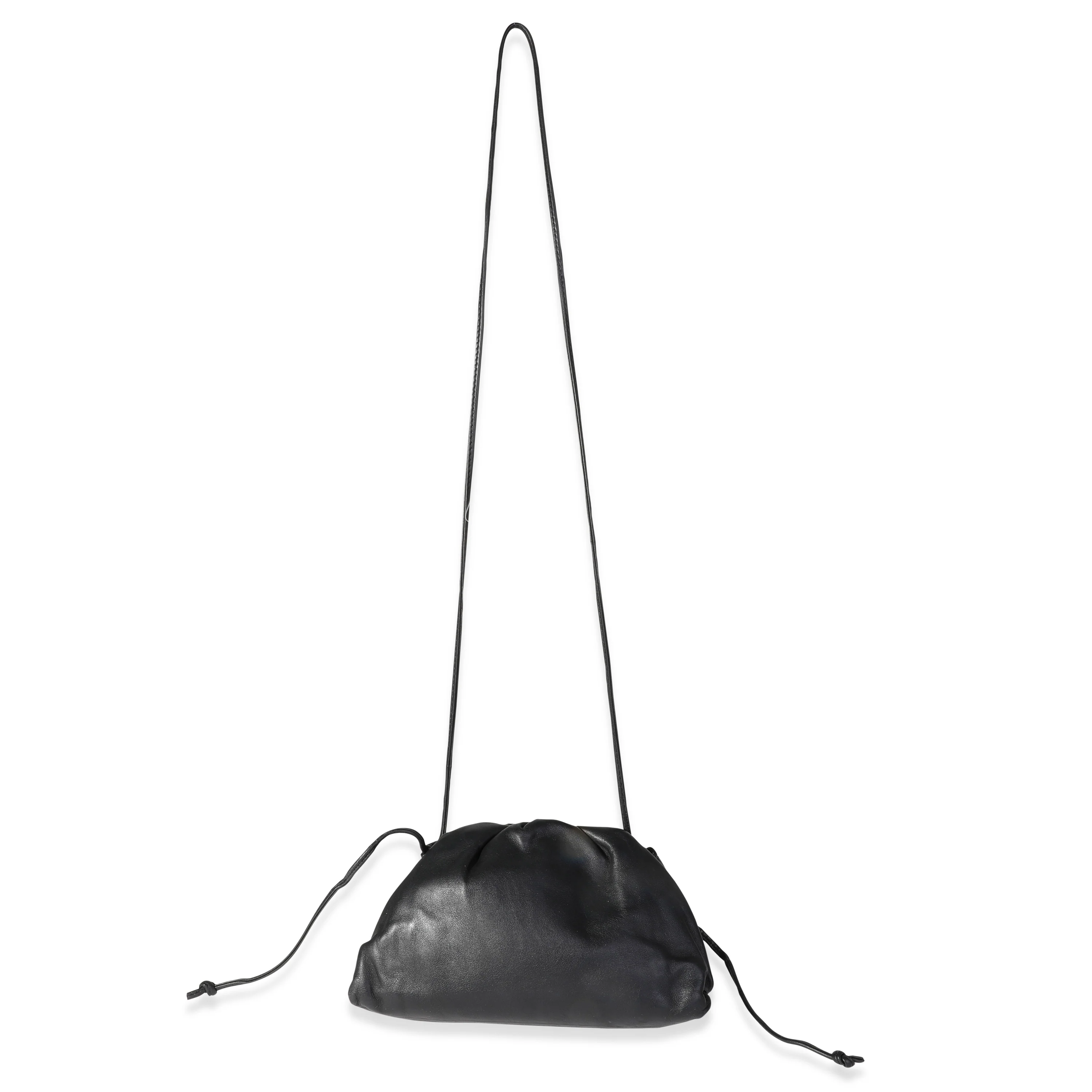 Black Calfskin Mini Pouch Bag - Image 5