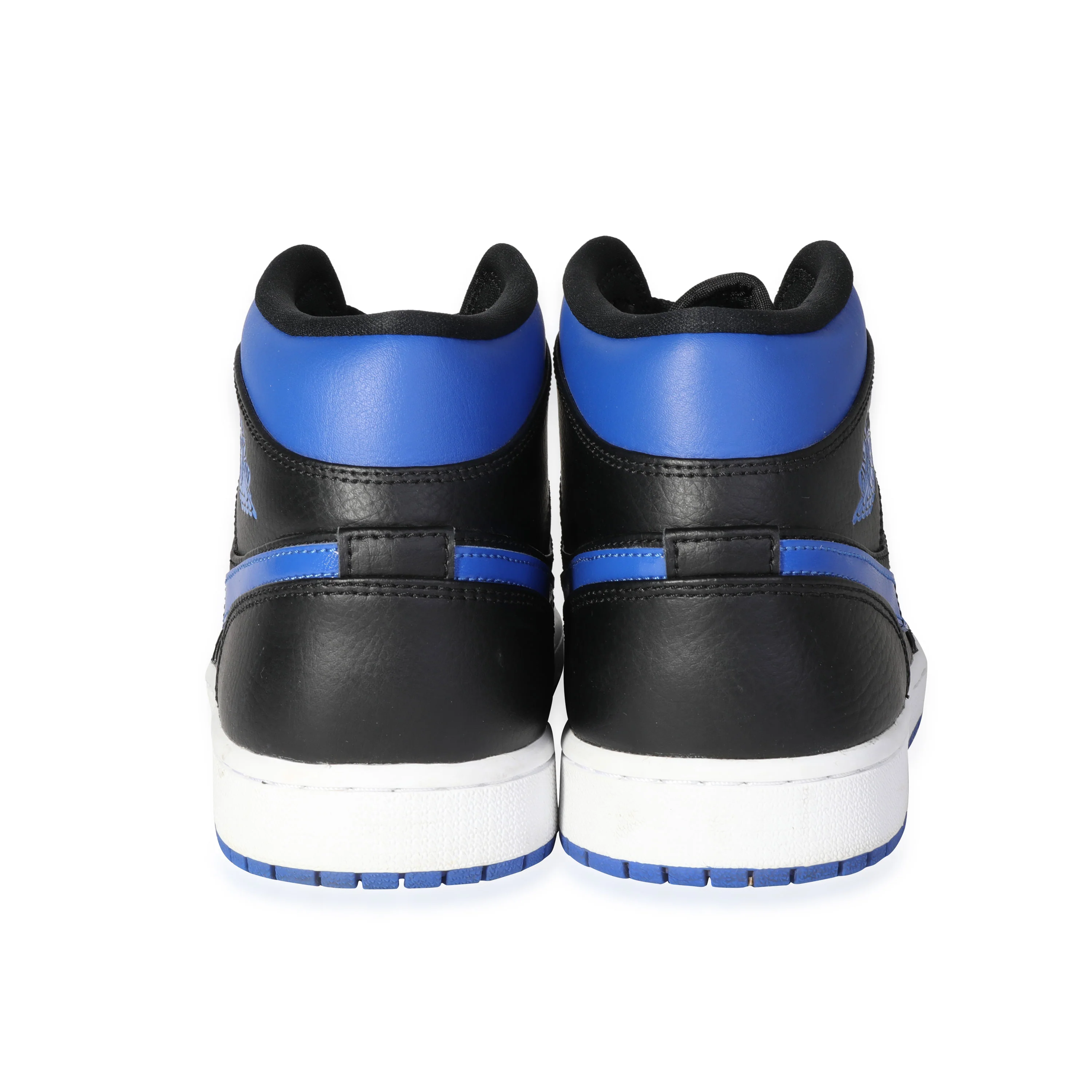Air Jordan 1 Mid Black Hyper Royal (11.5 US) - Image 4