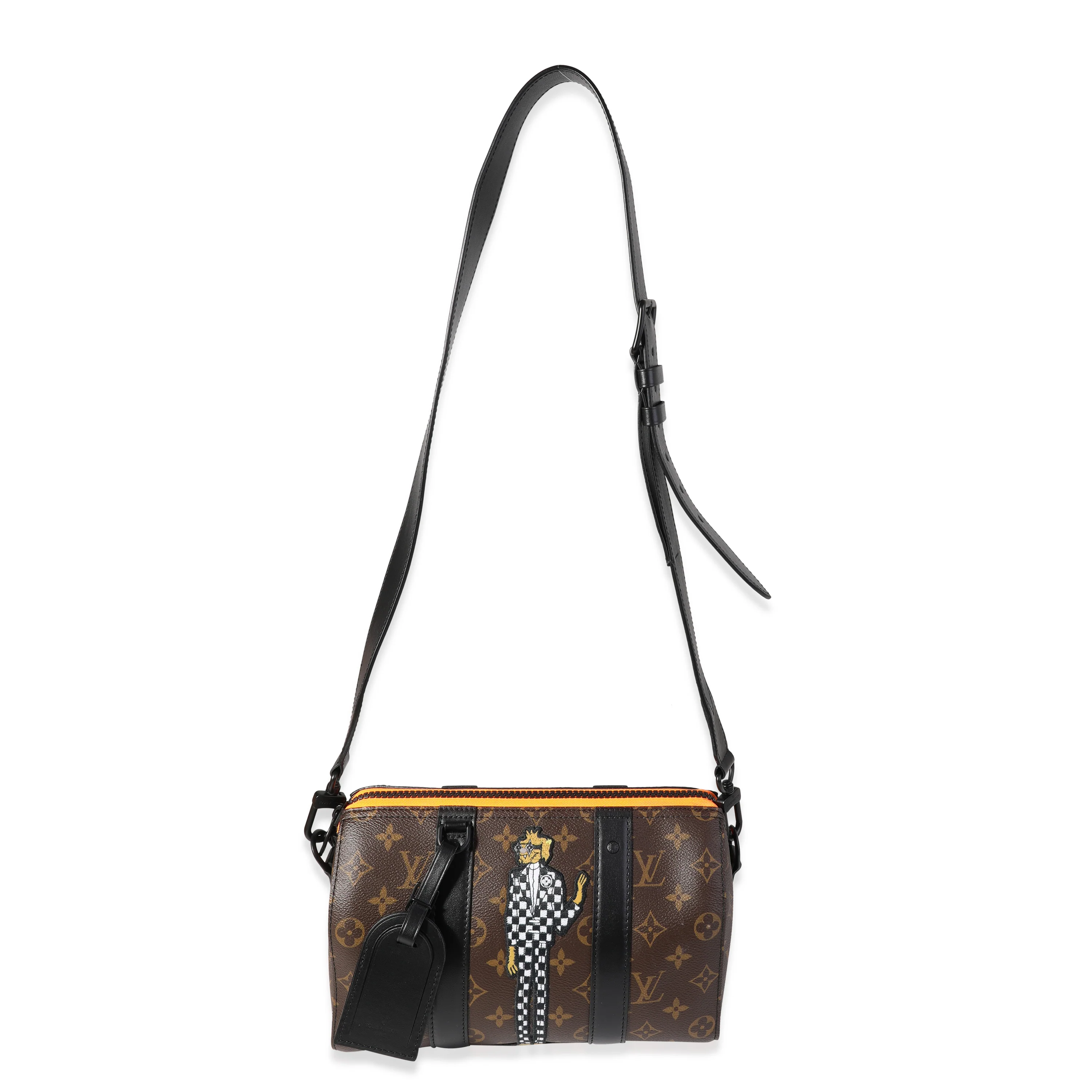 Louis Vuitton Monogram Canvas & Cowhide Leather Zoom With Friends City Keepall - Image 8