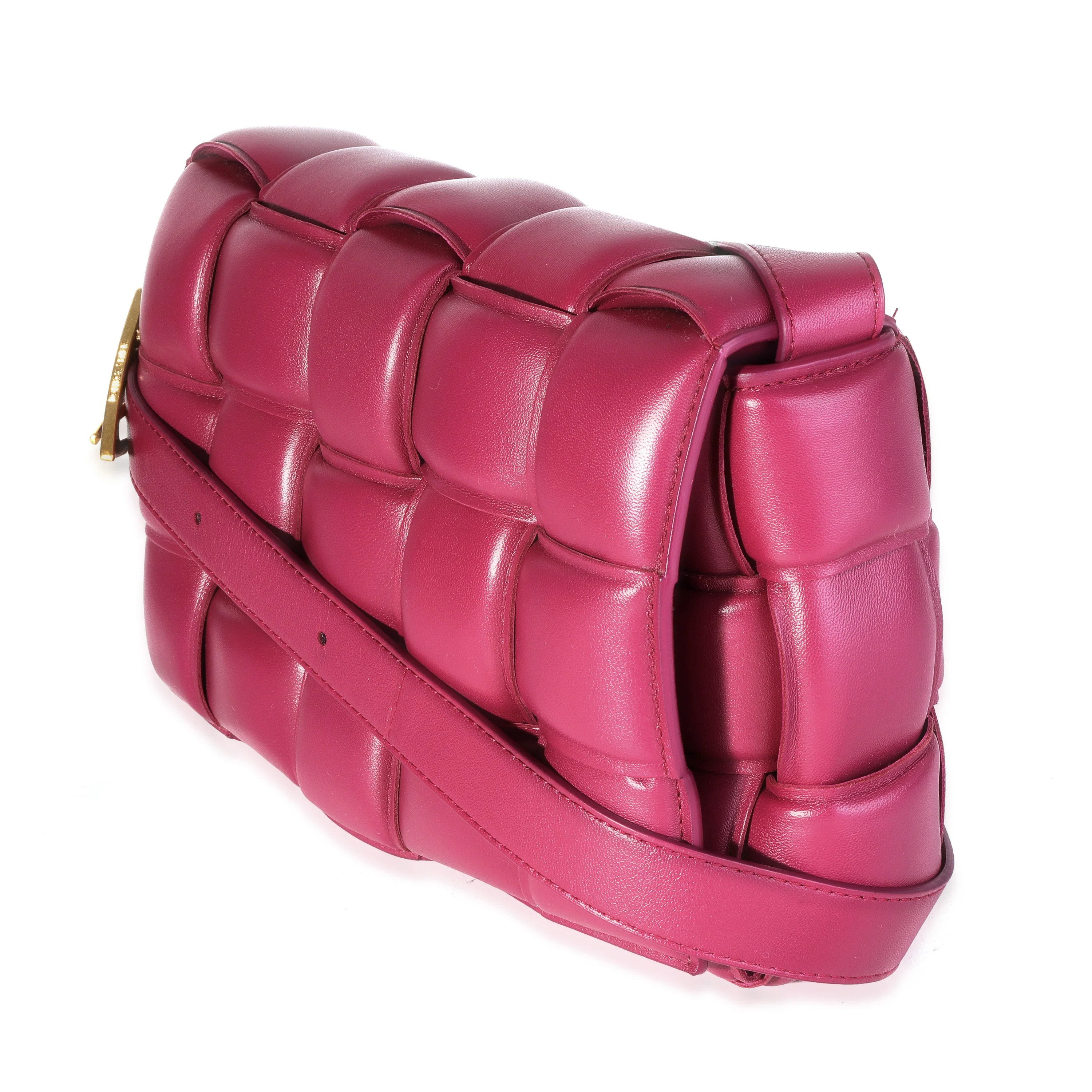 Bottega Veneta Cinnabar Maxi Intrecciato Lambskin Padded Cassette Bag - Image 2