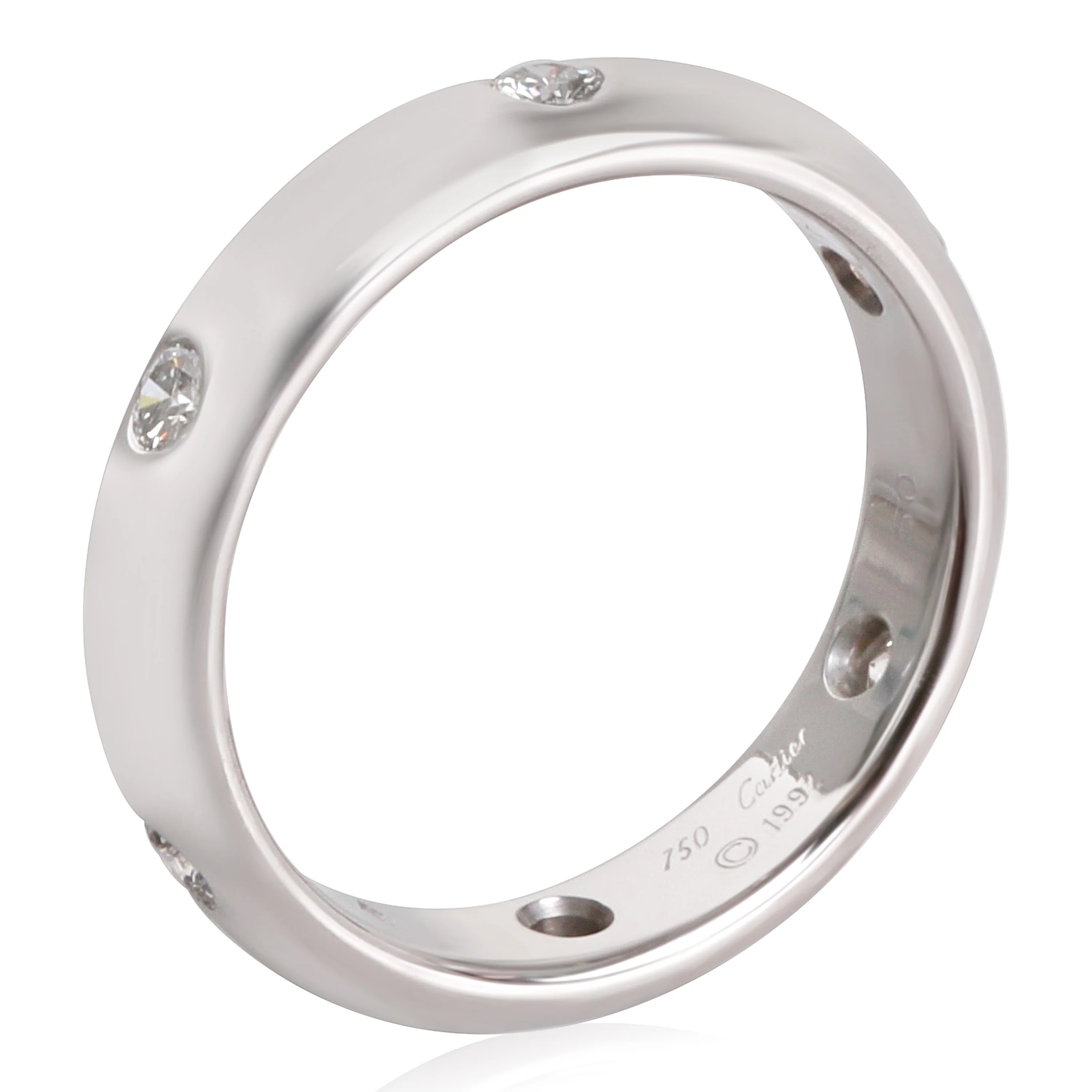 Stella Diamond Band (White Gold) - Image 3