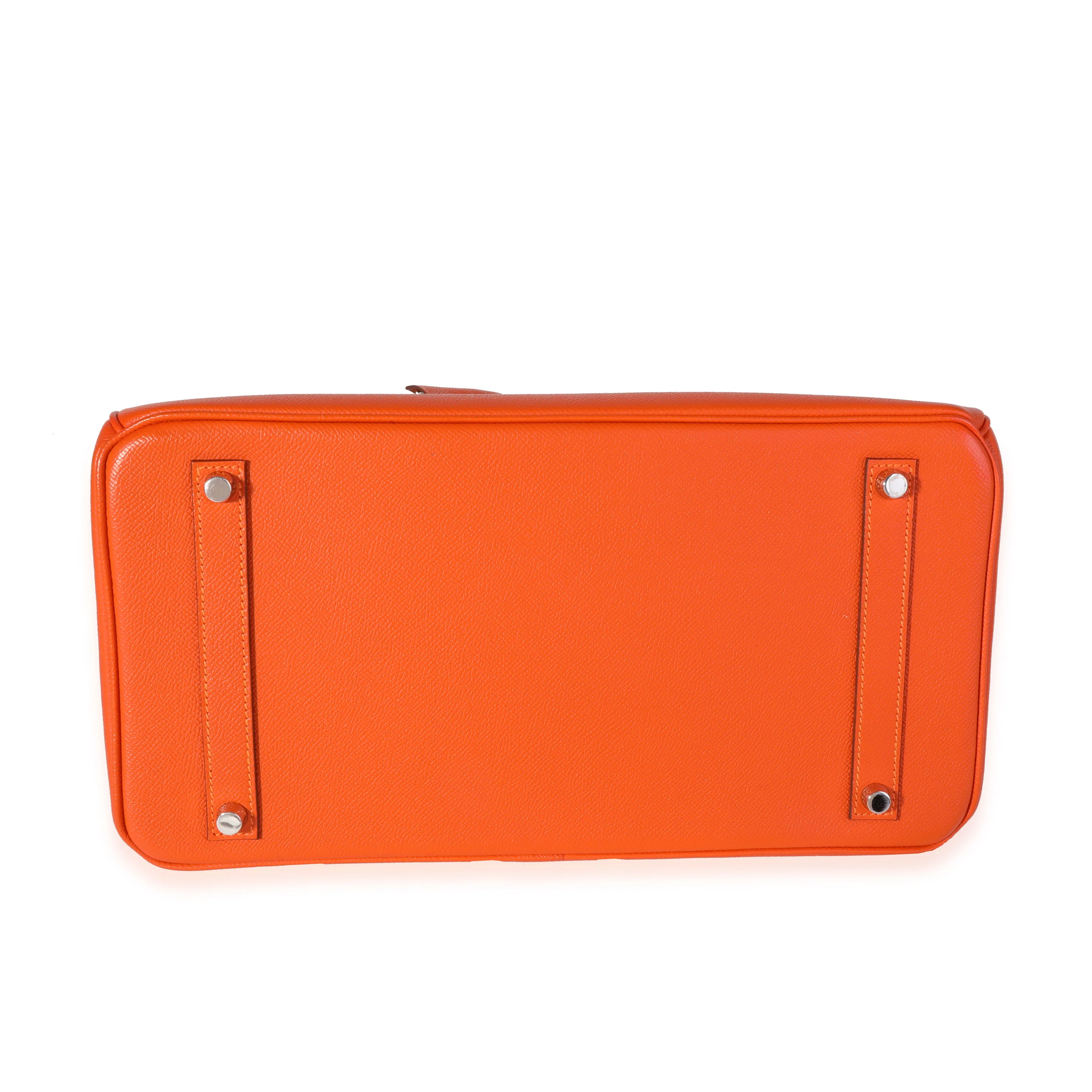 Hermès Feu Epsom Birkin 35 PHW - Image 4