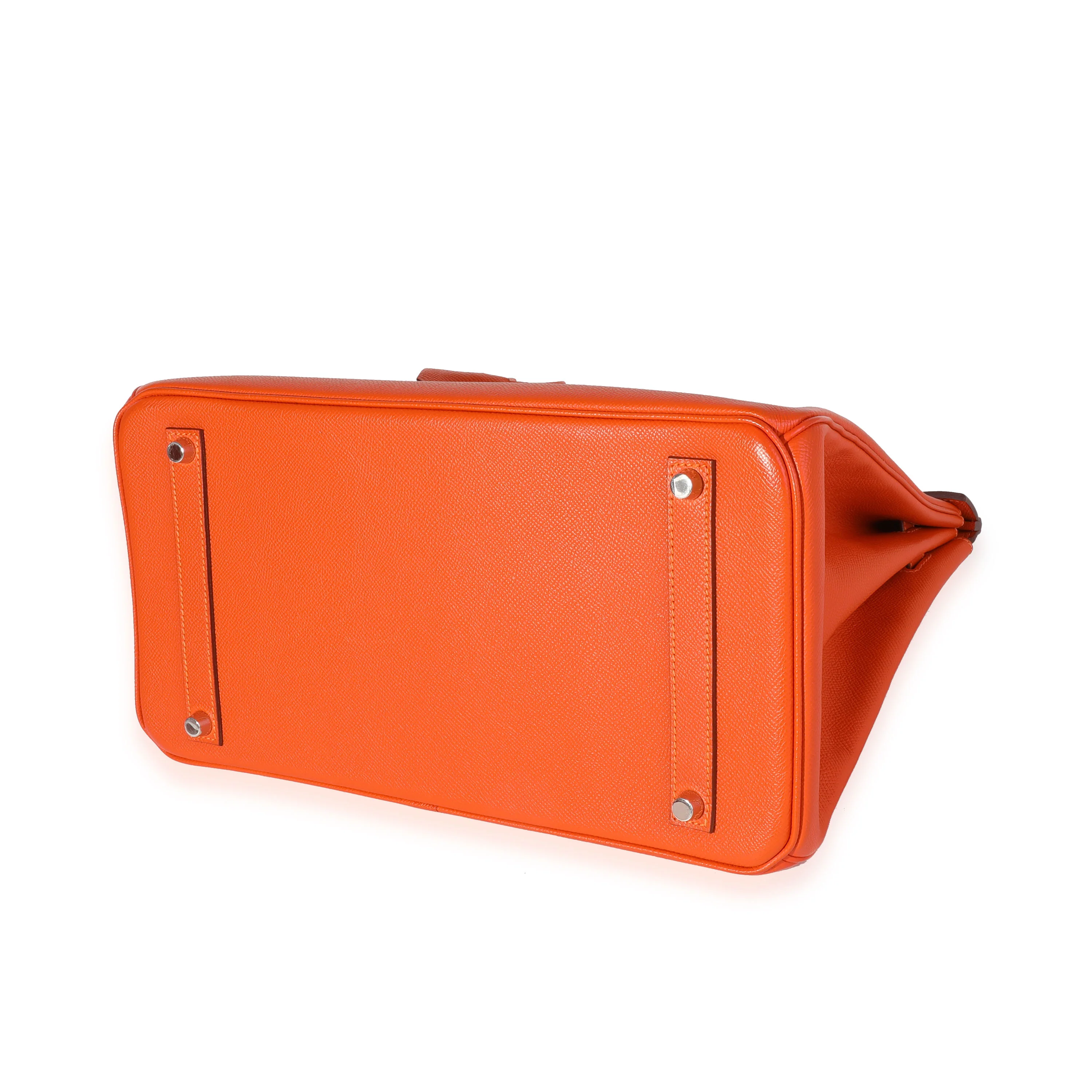 Hermès Feu Epsom Birkin 35 PHW - Image 5