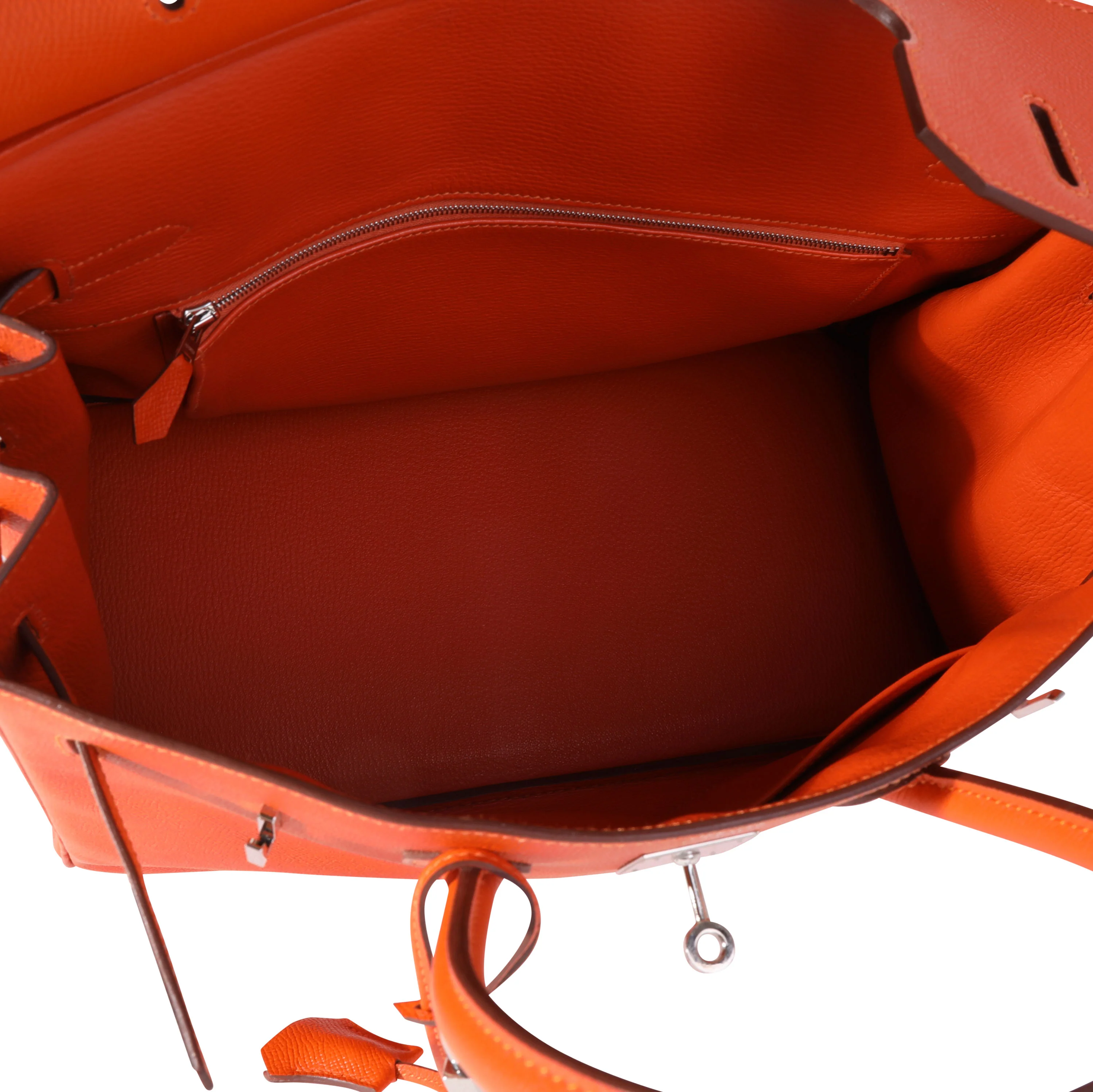 Hermès Feu Epsom Birkin 35 PHW - Image 7
