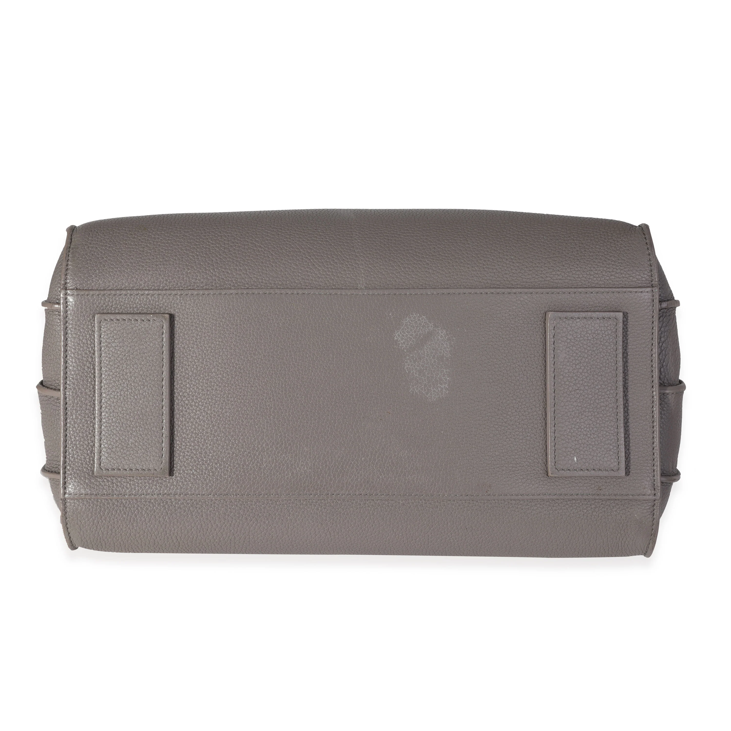 Gray Grained Calfskin Souple Sac De Jour - Image 5