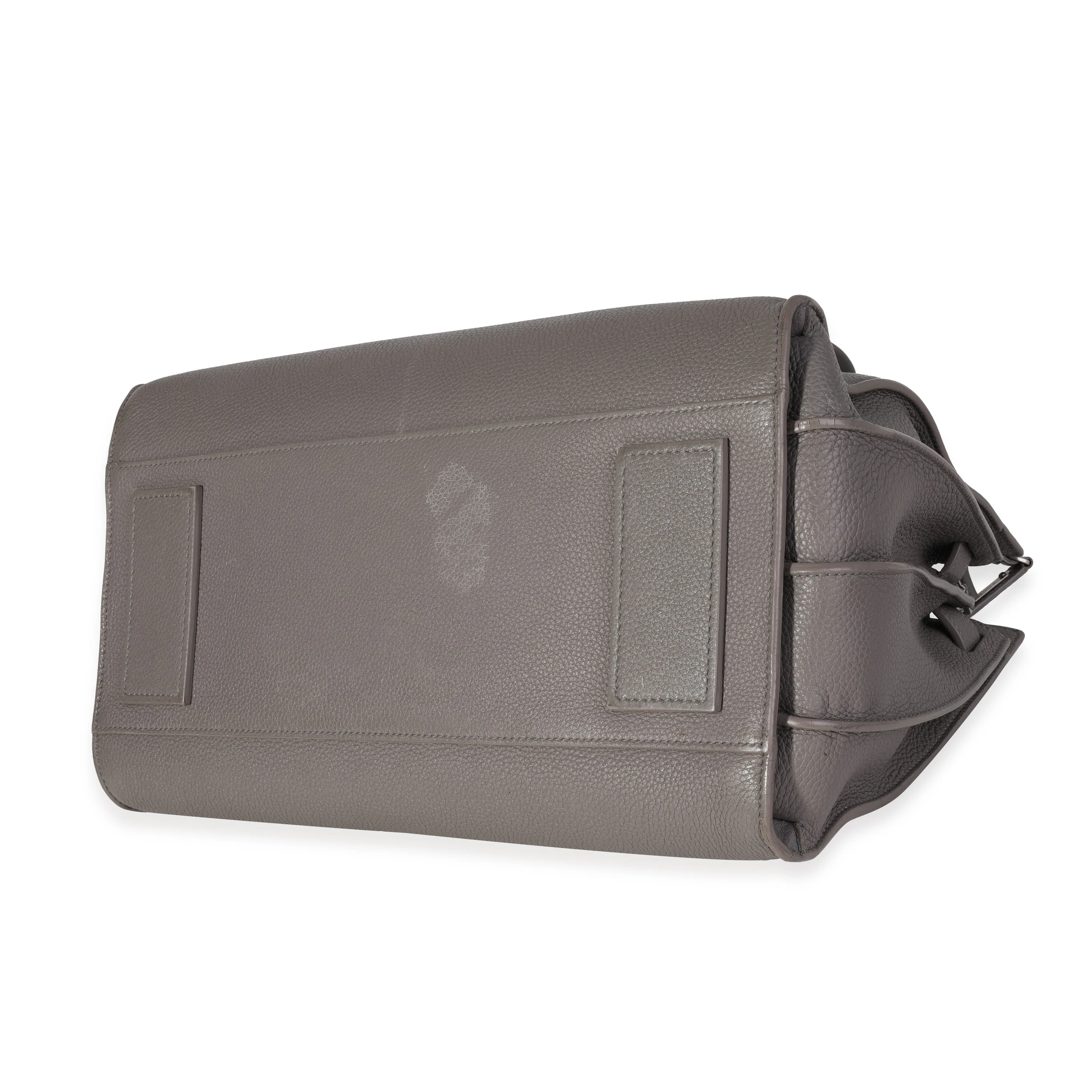 Gray Grained Calfskin Souple Sac De Jour - Image 6