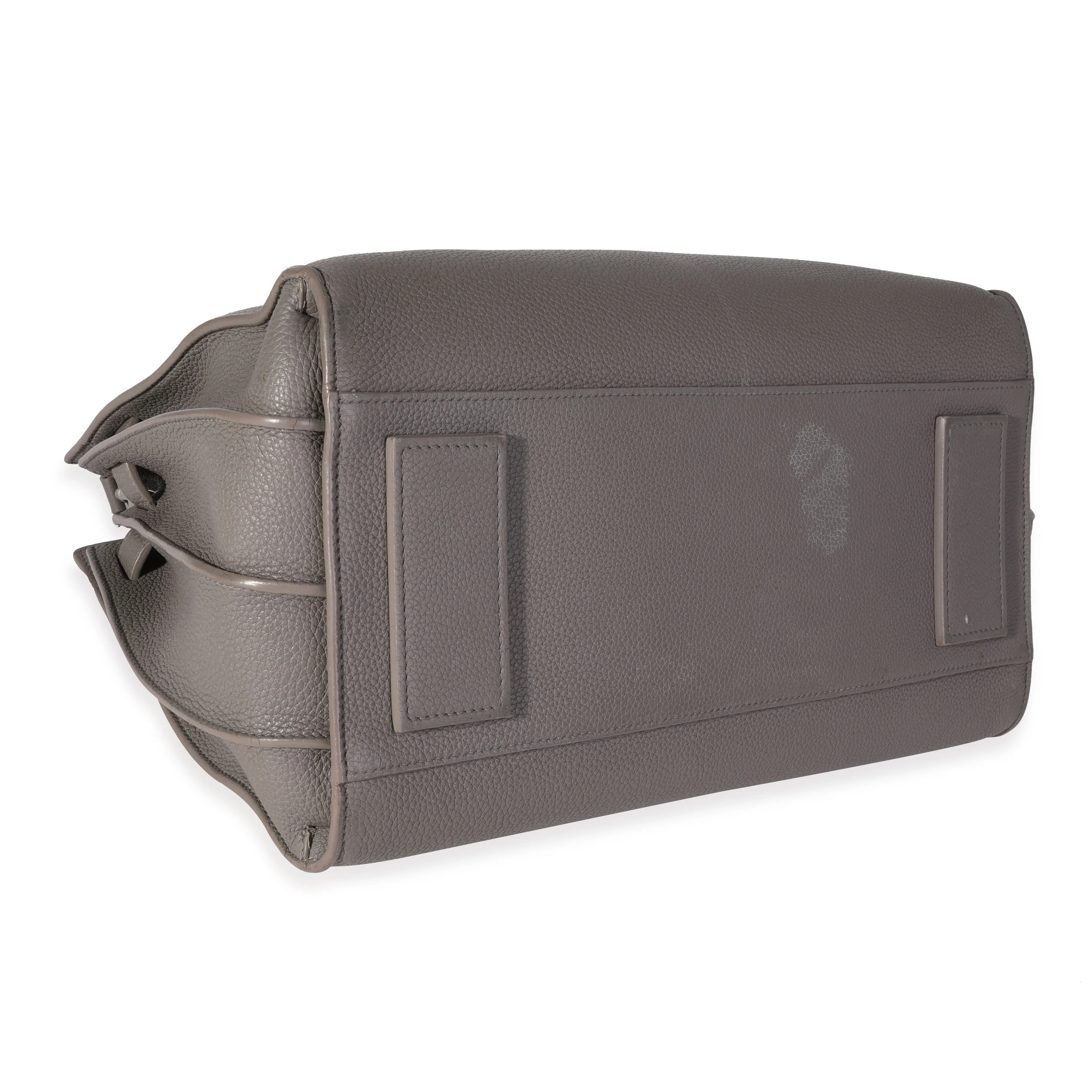 Gray Grained Calfskin Souple Sac De Jour - Image 7