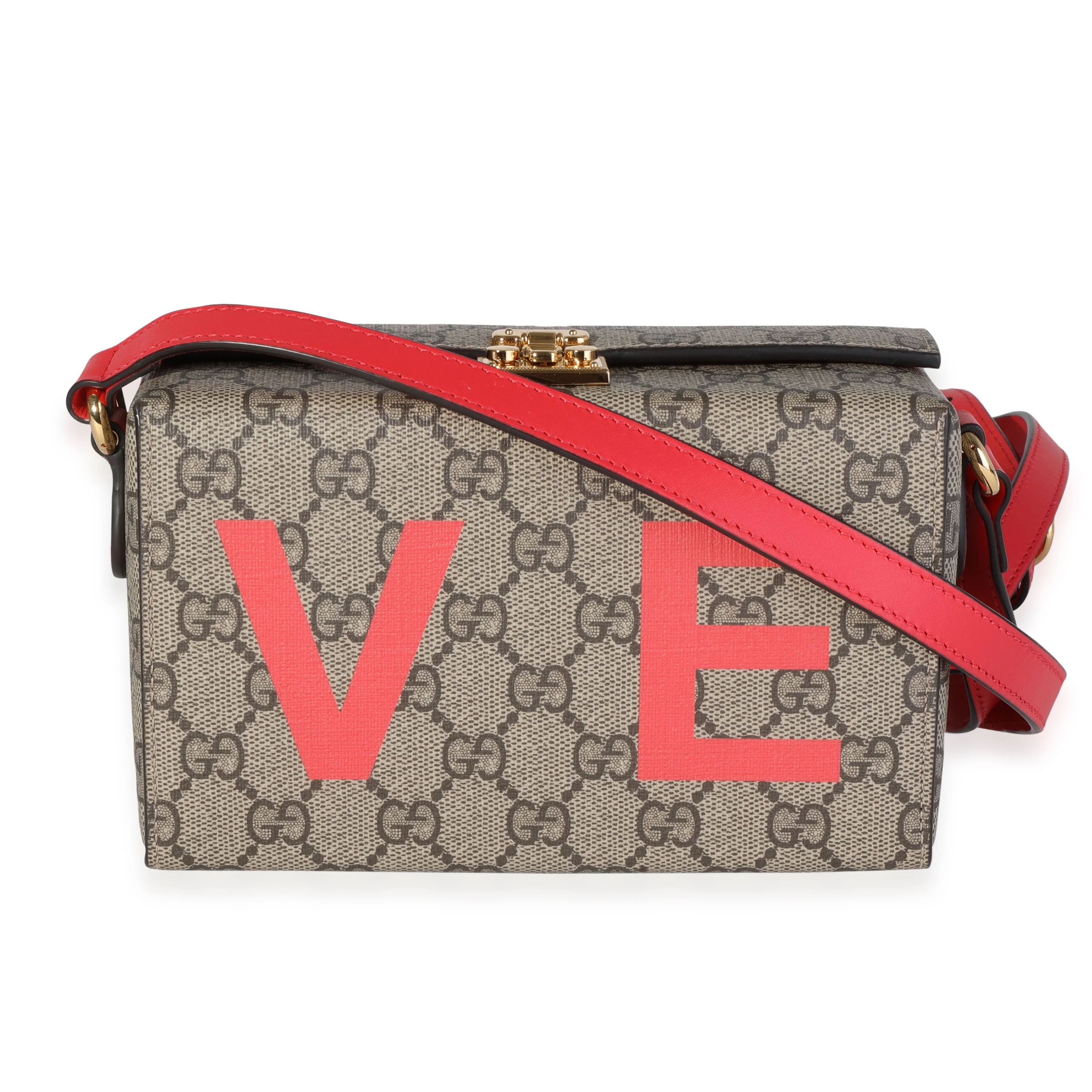 Gucci GG Supreme Valentines Day Mini Box Bag