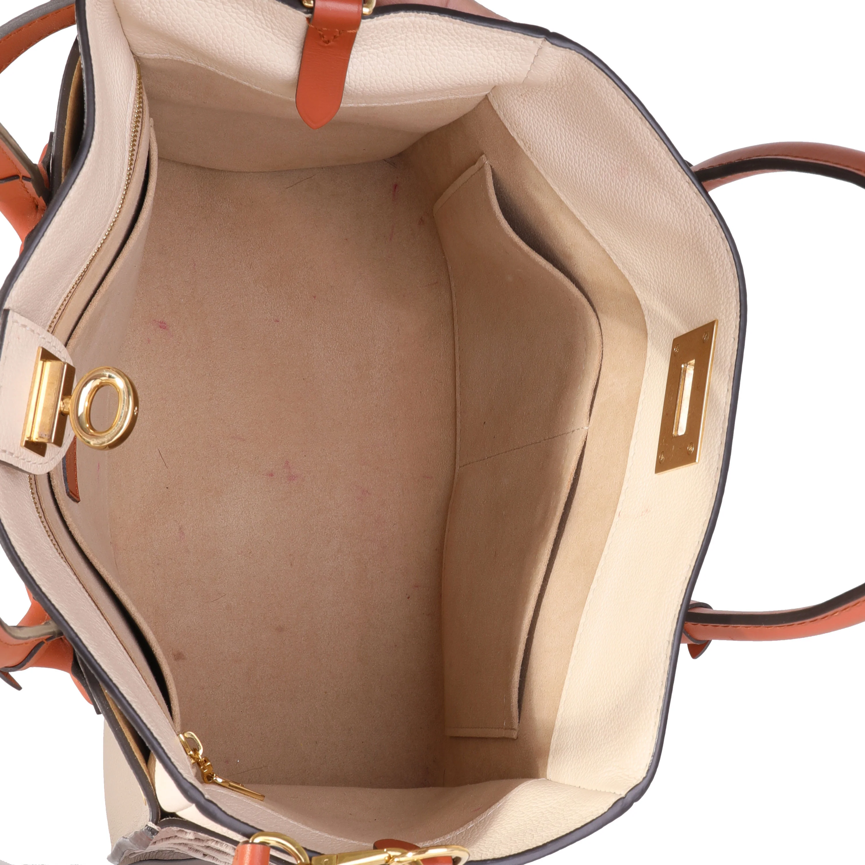 Louis Vuitton Galet Calfskin & Tufted Monogram On My Side MM Tote - Image 8