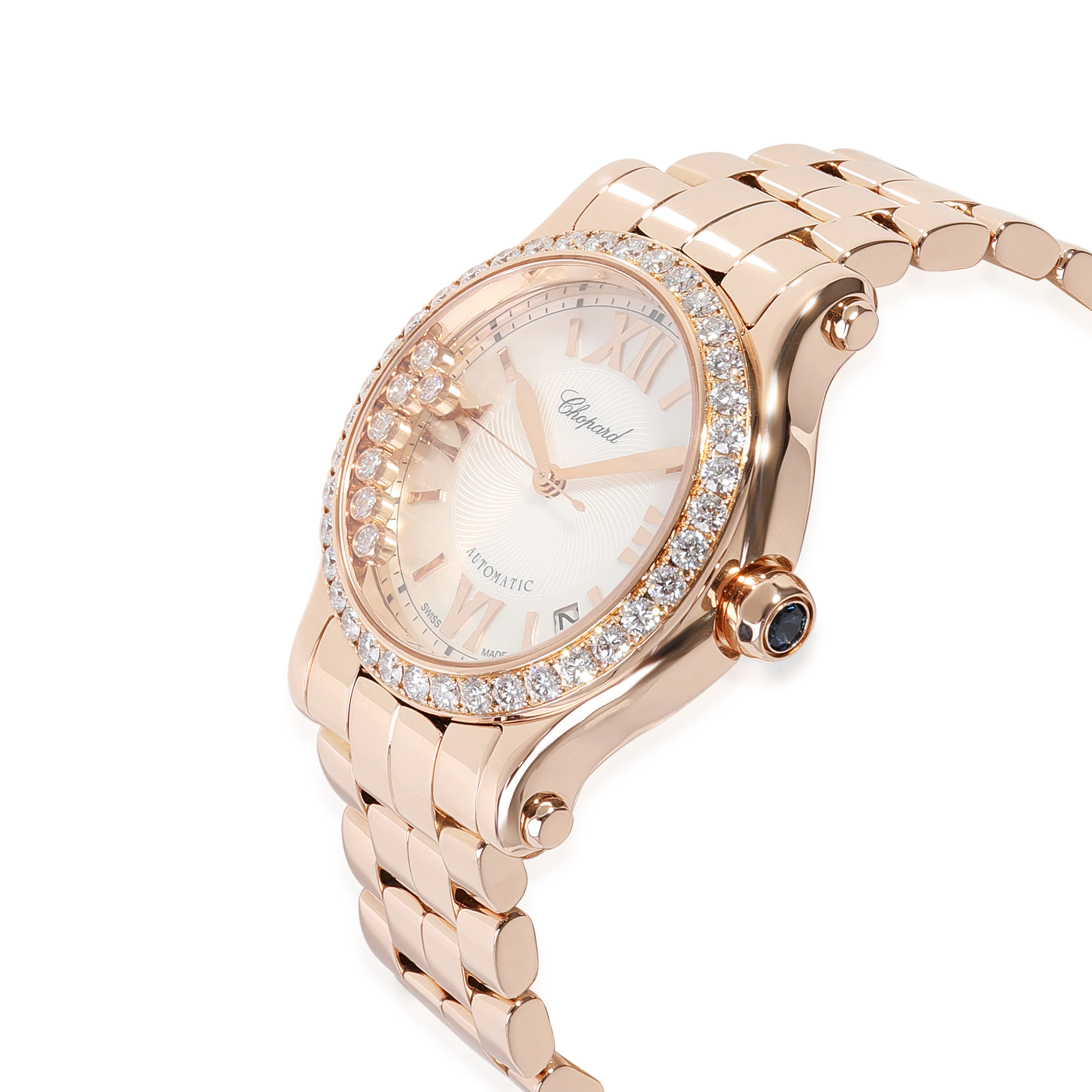 Chopard Happy Sport 274808-5007 Unisex Watch in 18kt Rose Gold - Image 3