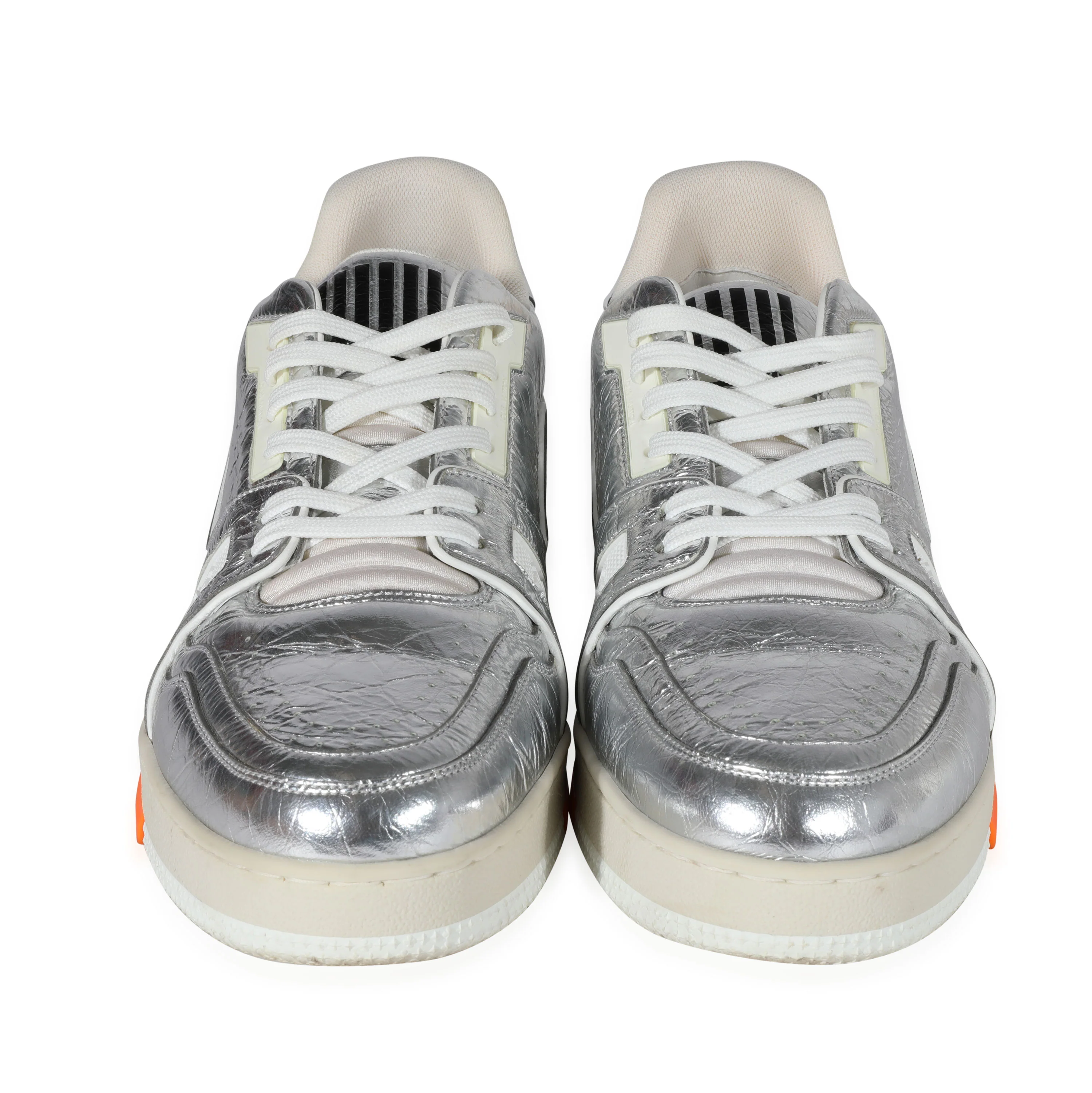Louis Vuitton - Louis Vuitton Trainer Silver (8 UK) - Image 3