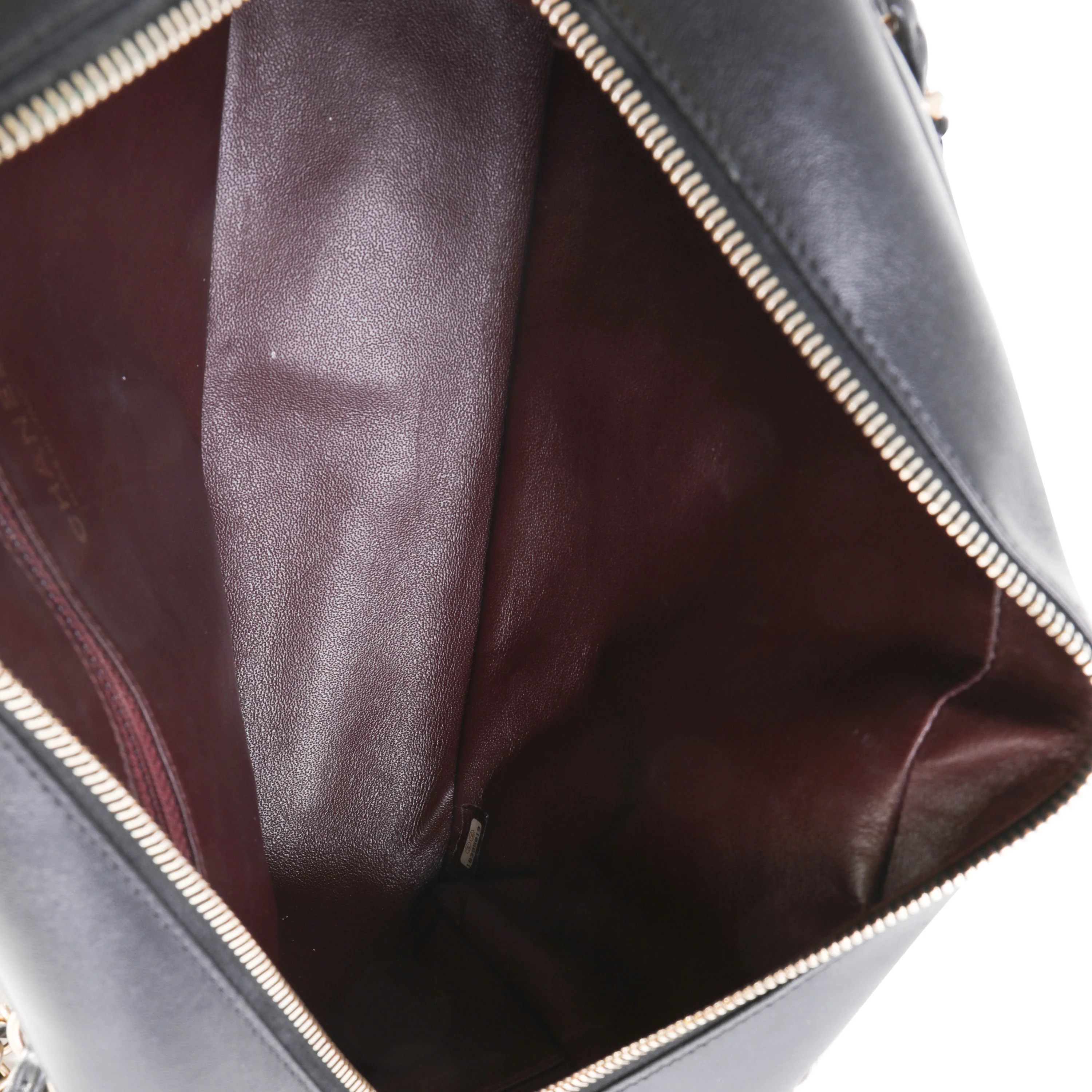 Chanel Black Quilted Lambskin Diamond Camera Bag - Image 6