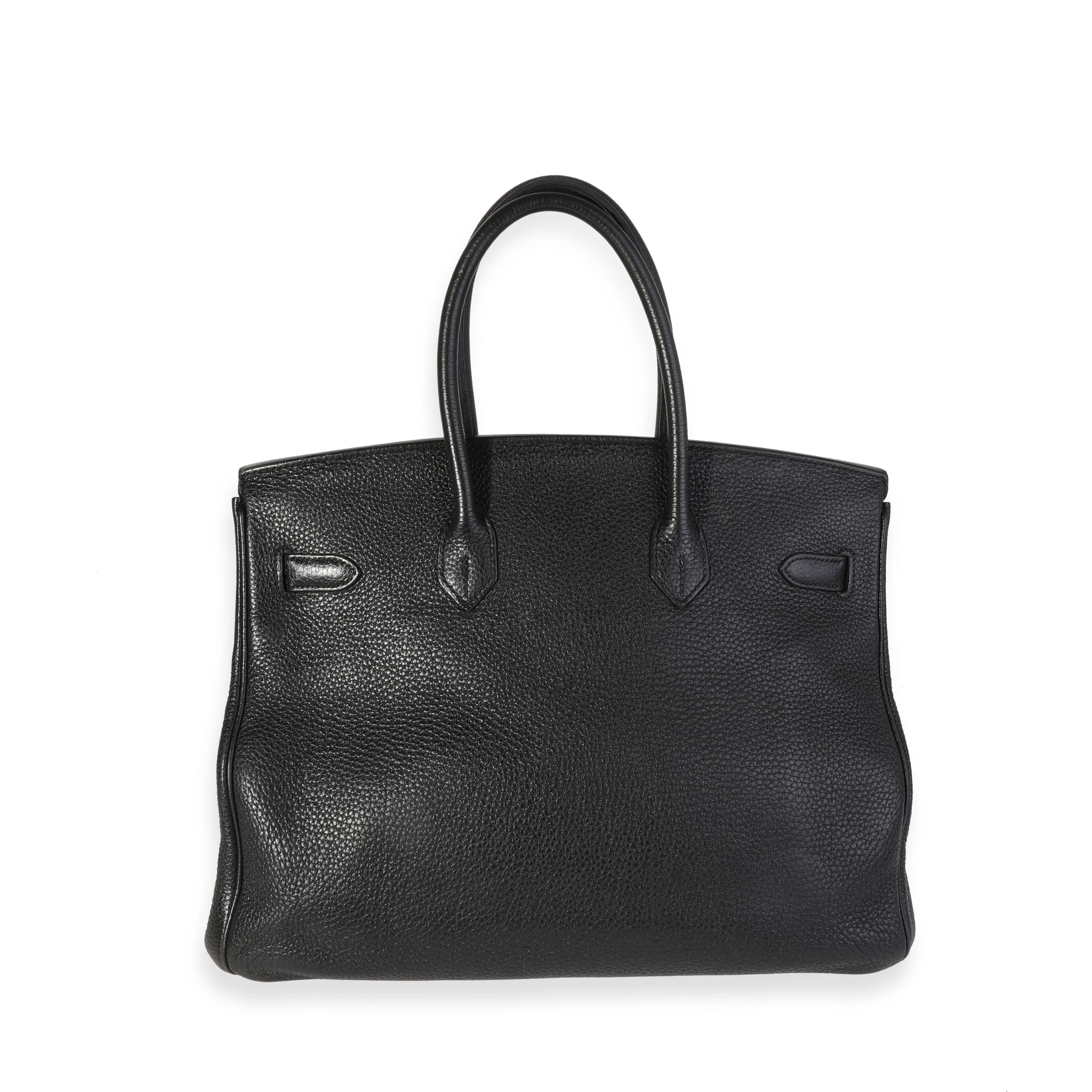 Hermès Black Clemence Birkin 35 GHW - Image 3