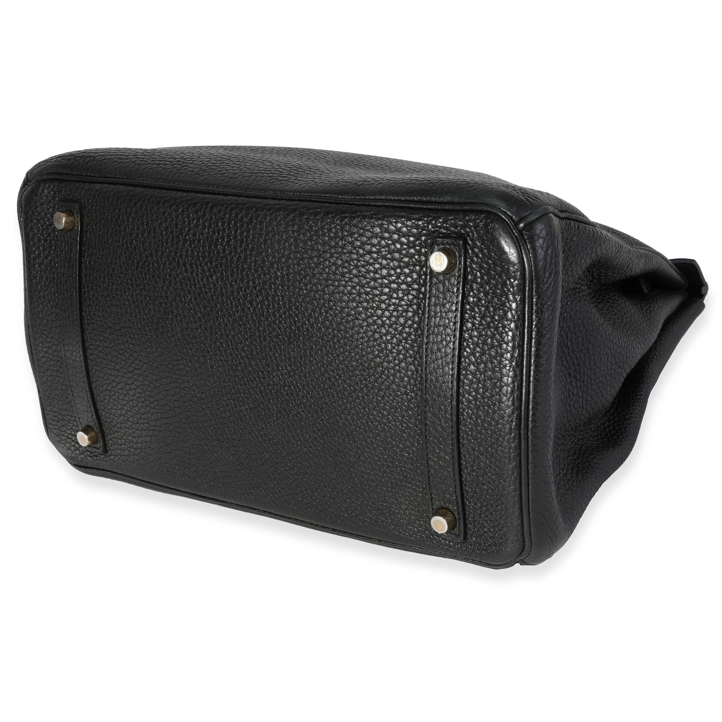 Hermès Black Clemence Birkin 35 GHW - Image 5