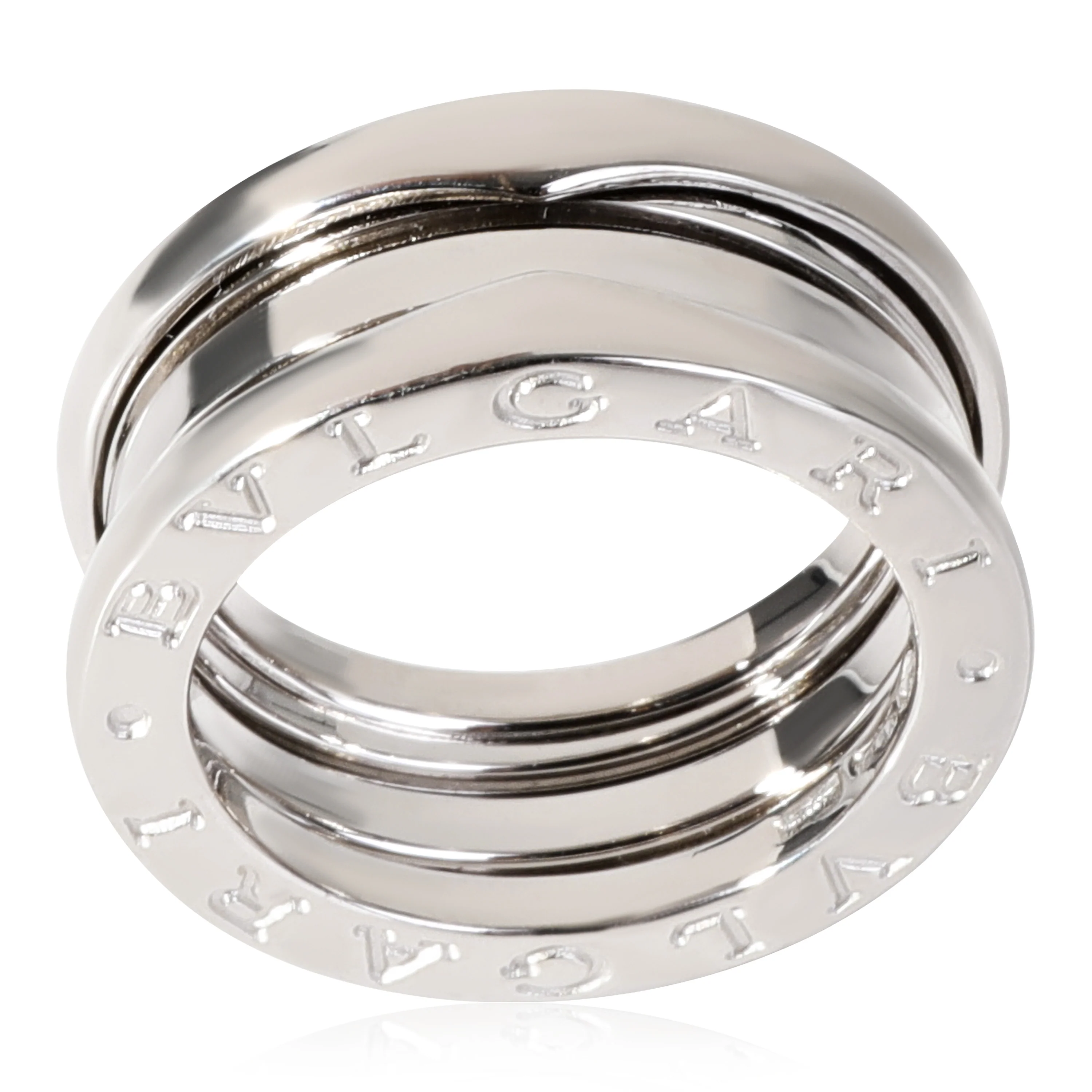 BVLGARI B.zero1 3-Band Ring in 18k White Gold - Image 3