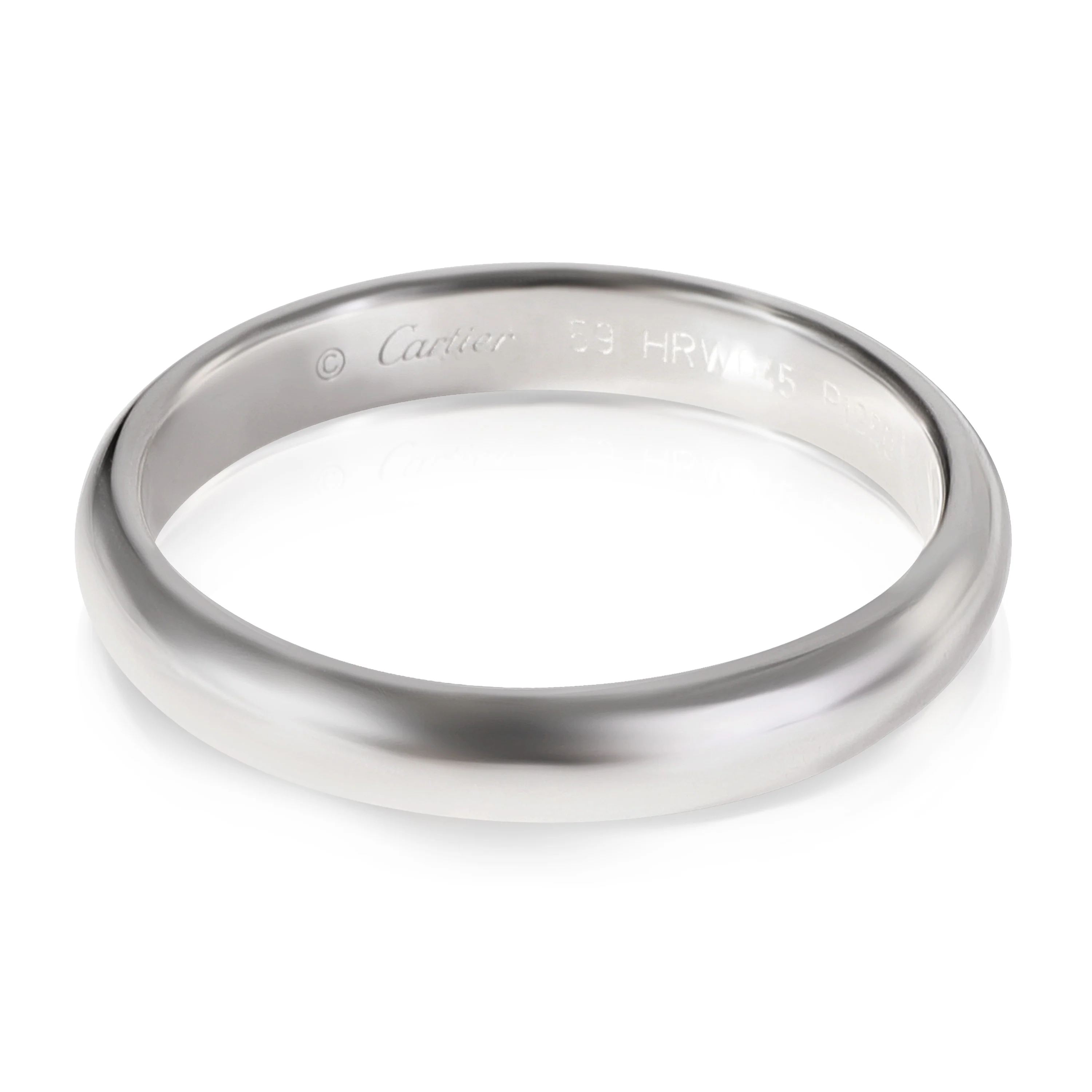 Cartier 1895 3.5 mm Wedding Band in Platinum