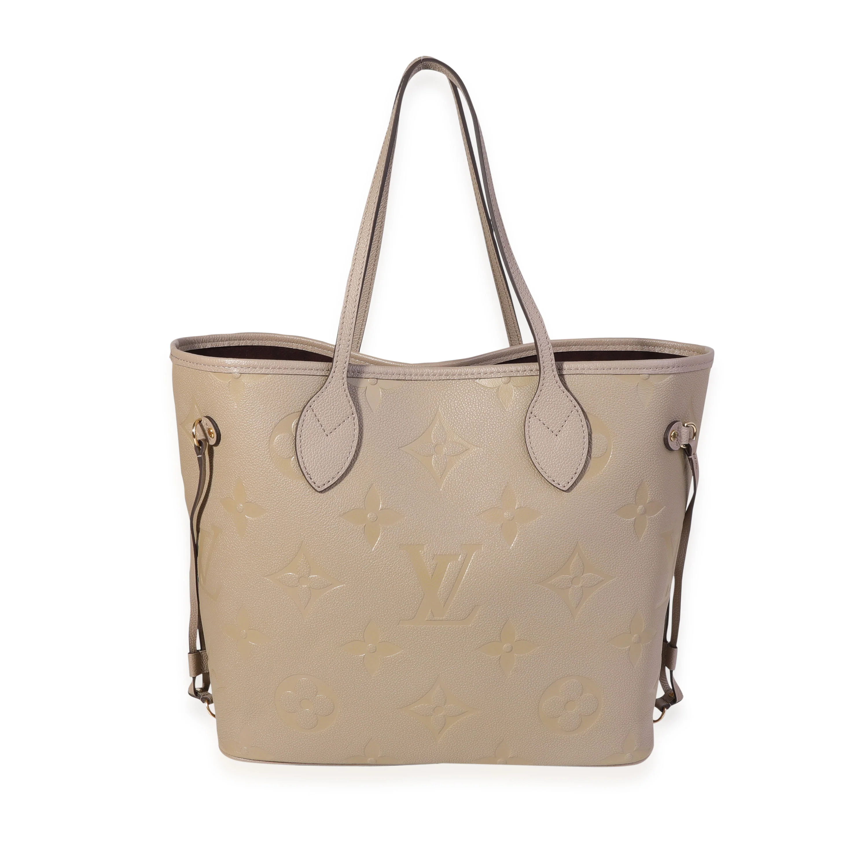 Louis Vuitton Tourterelle Monogram Empreinte Giant Neverfull MM - Image 3