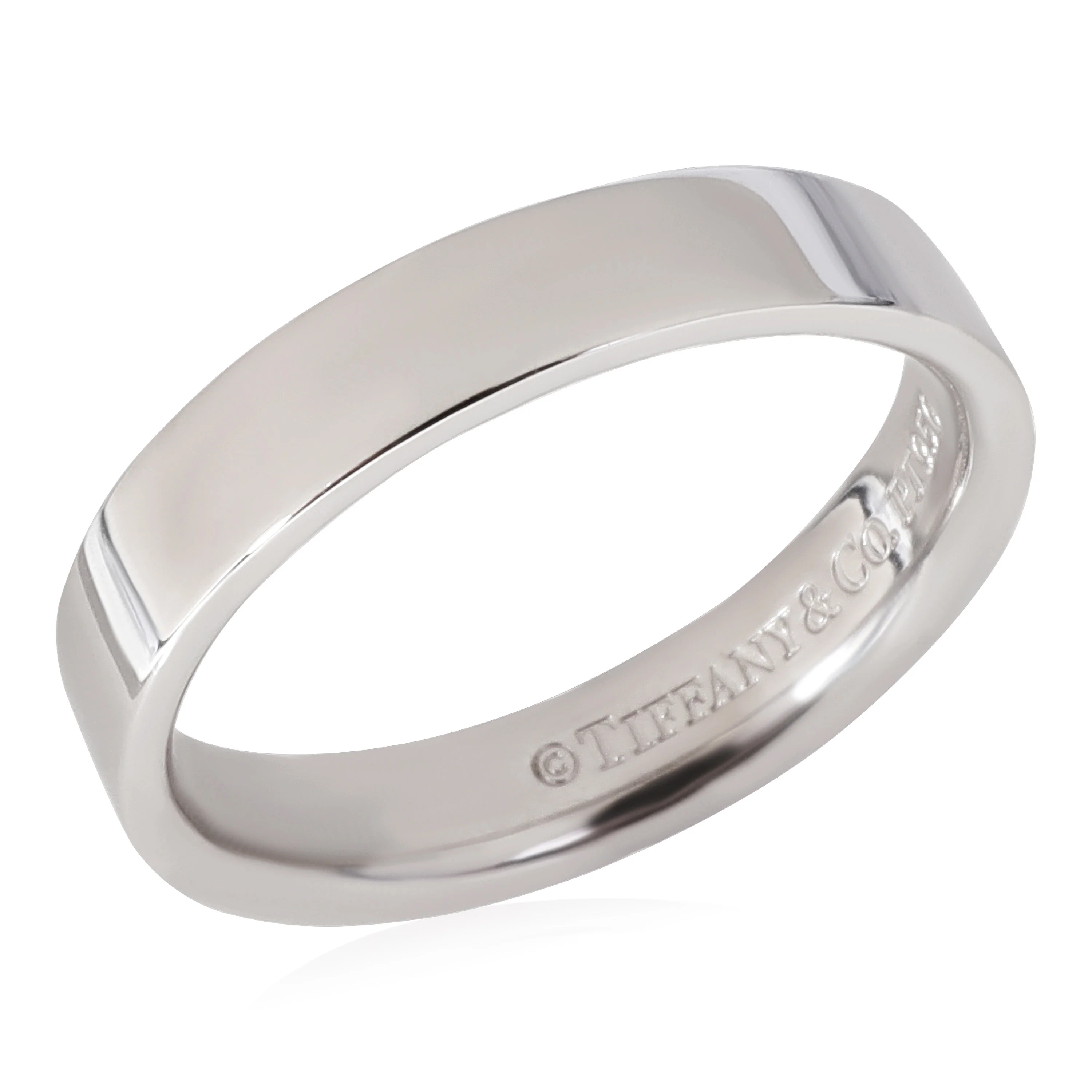 4 mm Essential Wedding Band in Platinum - Image 4