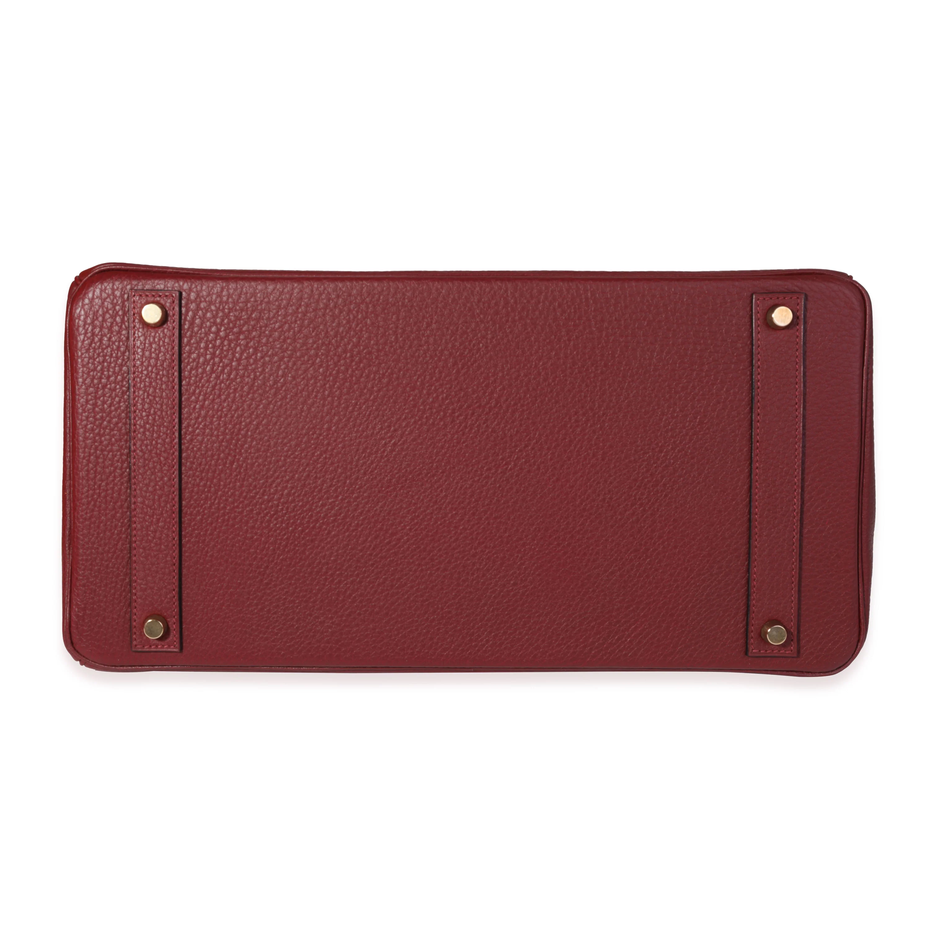 Hermès Rouge H Fjord Birkin 40 GHW - Image 4