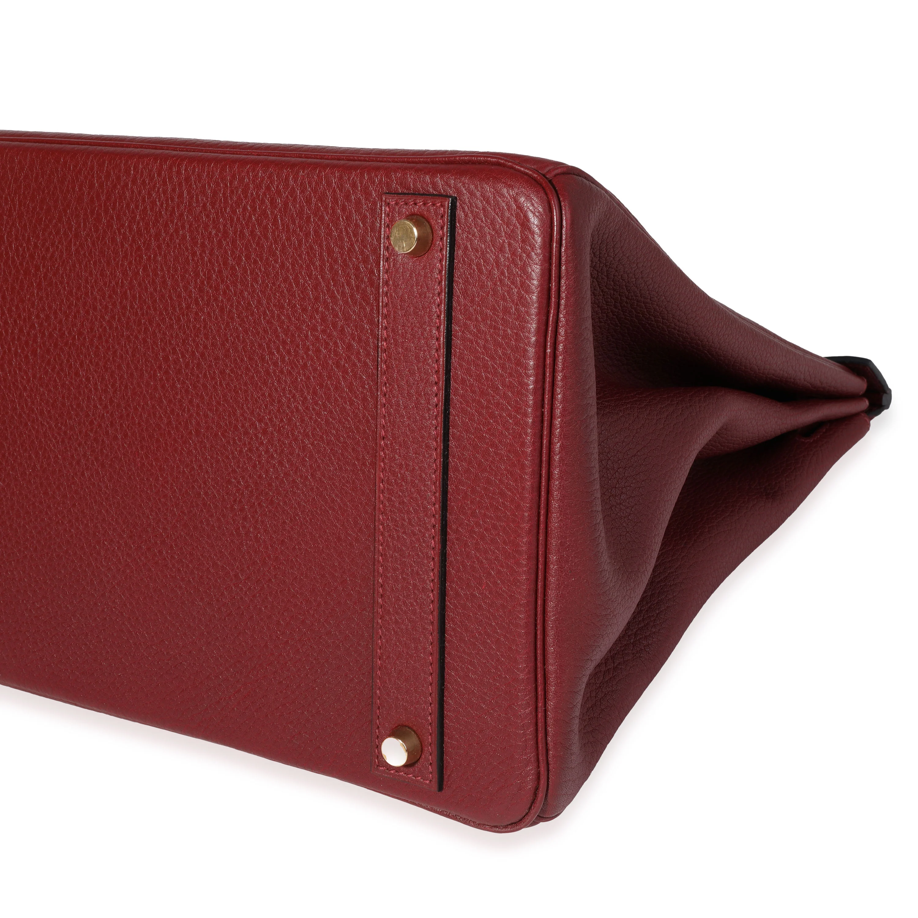 Hermès Rouge H Fjord Birkin 40 GHW - Image 5