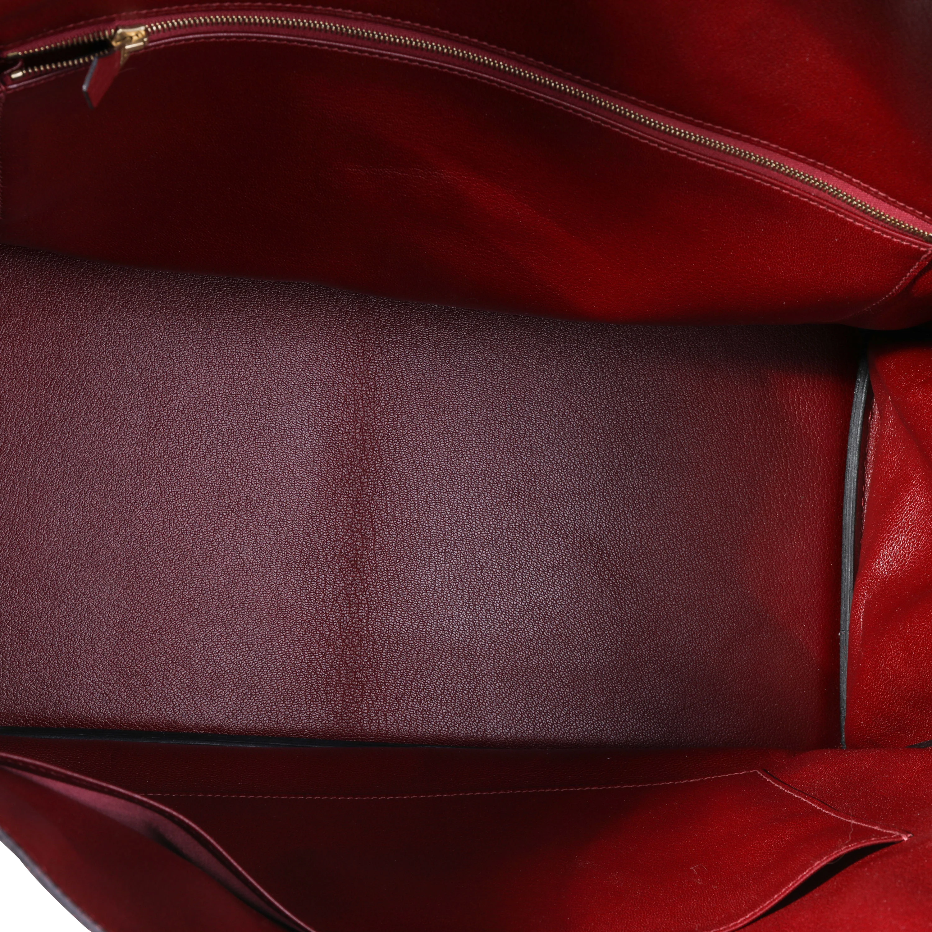Hermès Rouge H Fjord Birkin 40 GHW - Image 7