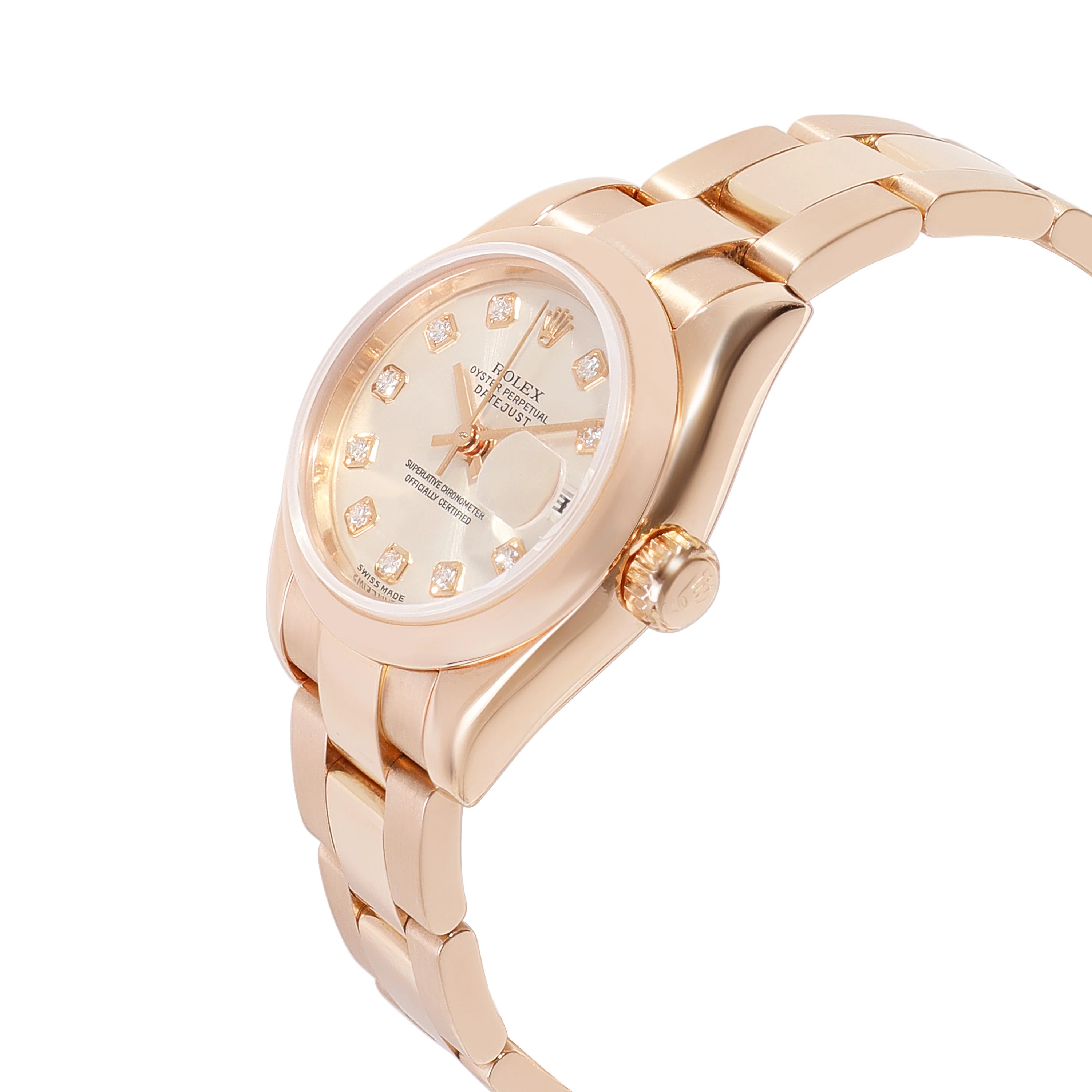 Rolex Datejust 179165 Womens Watch in 18kt Rose Gold - Image 3