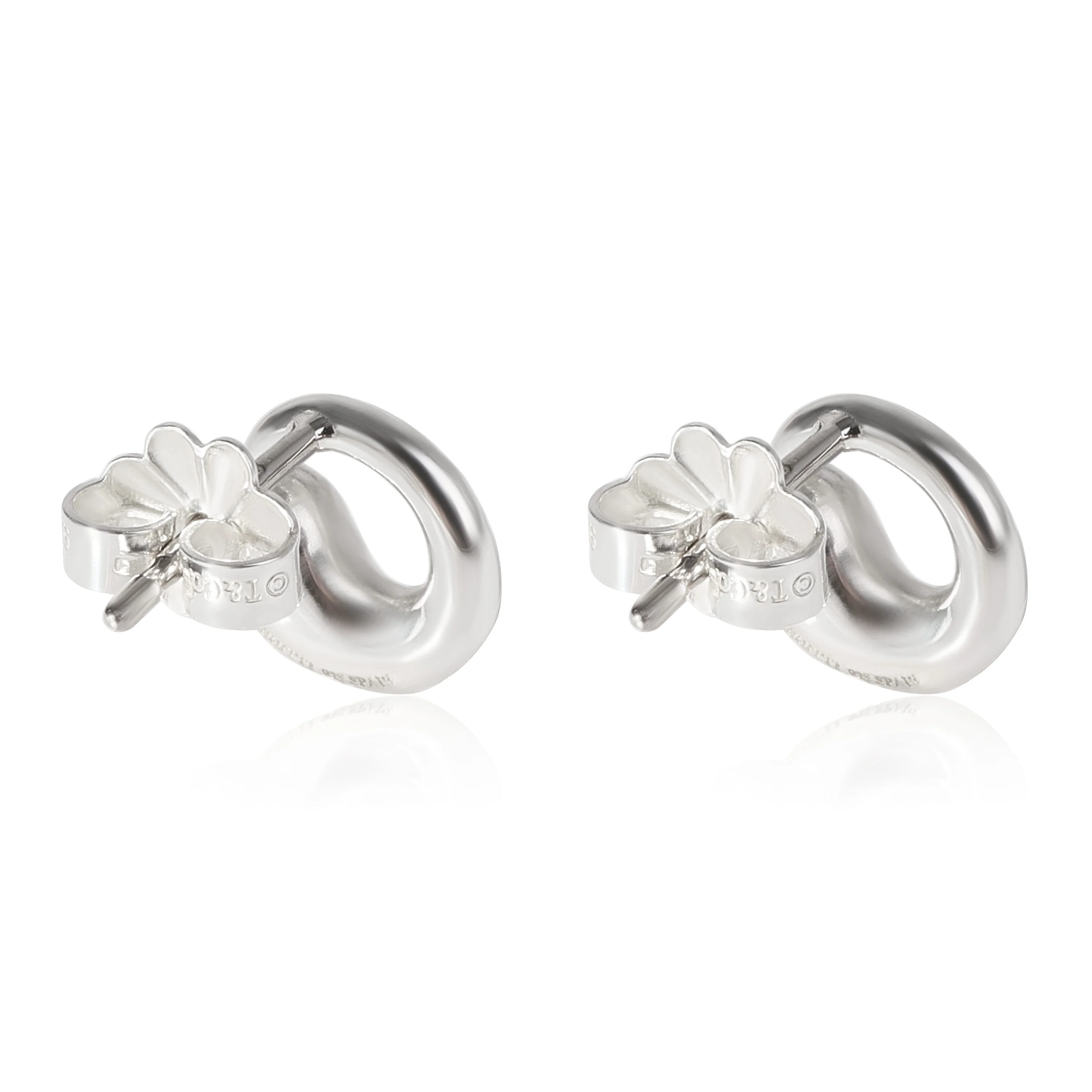 Tiffany & Co. Elsa Peretti Eternal Circle Earrings in Sterling Silver - Image 3