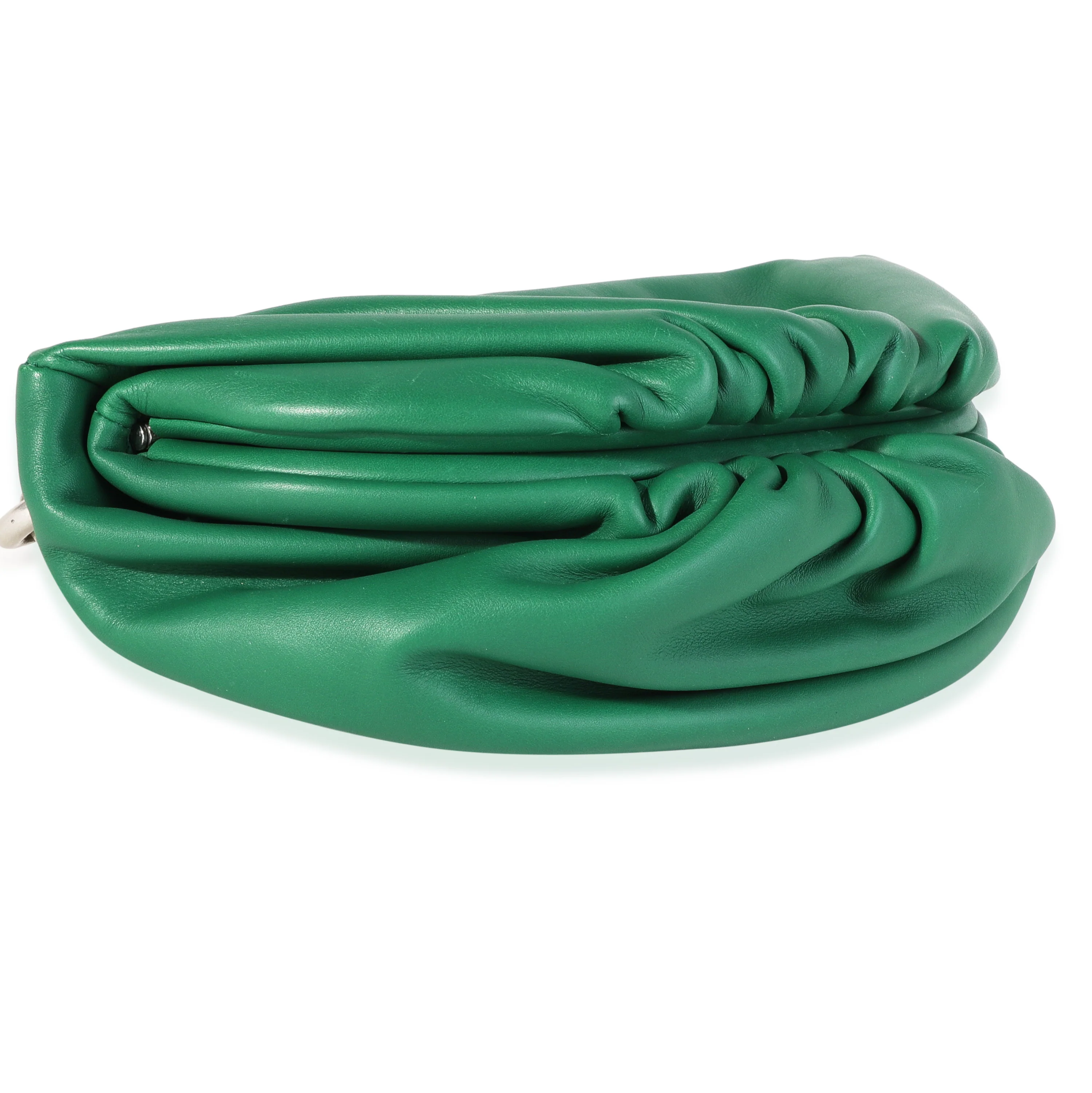 Green Nappa Belt Chain Pouch - Image 4