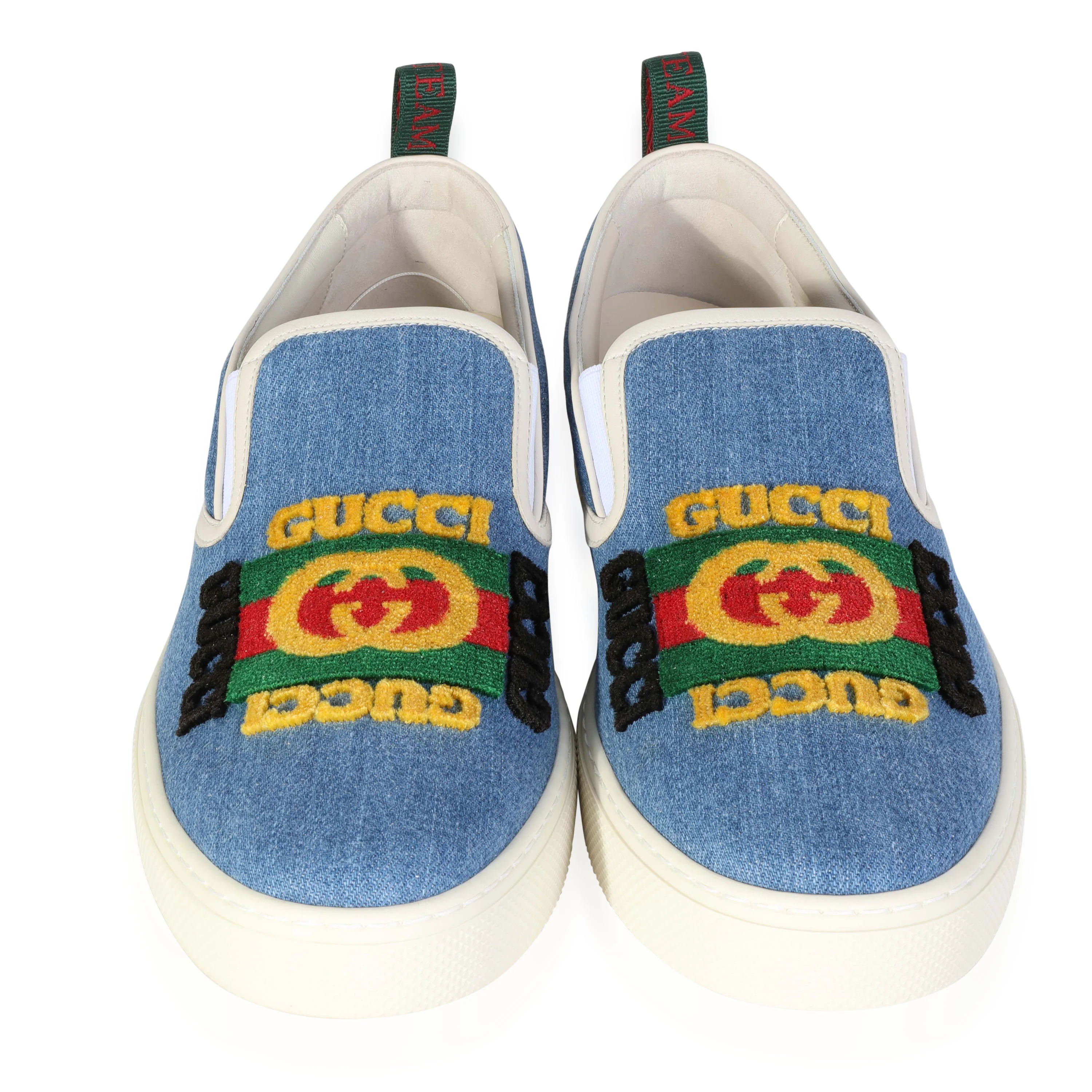 Gucci -  Gucci Slip-On Dublin Blue (7 UK) - Image 3