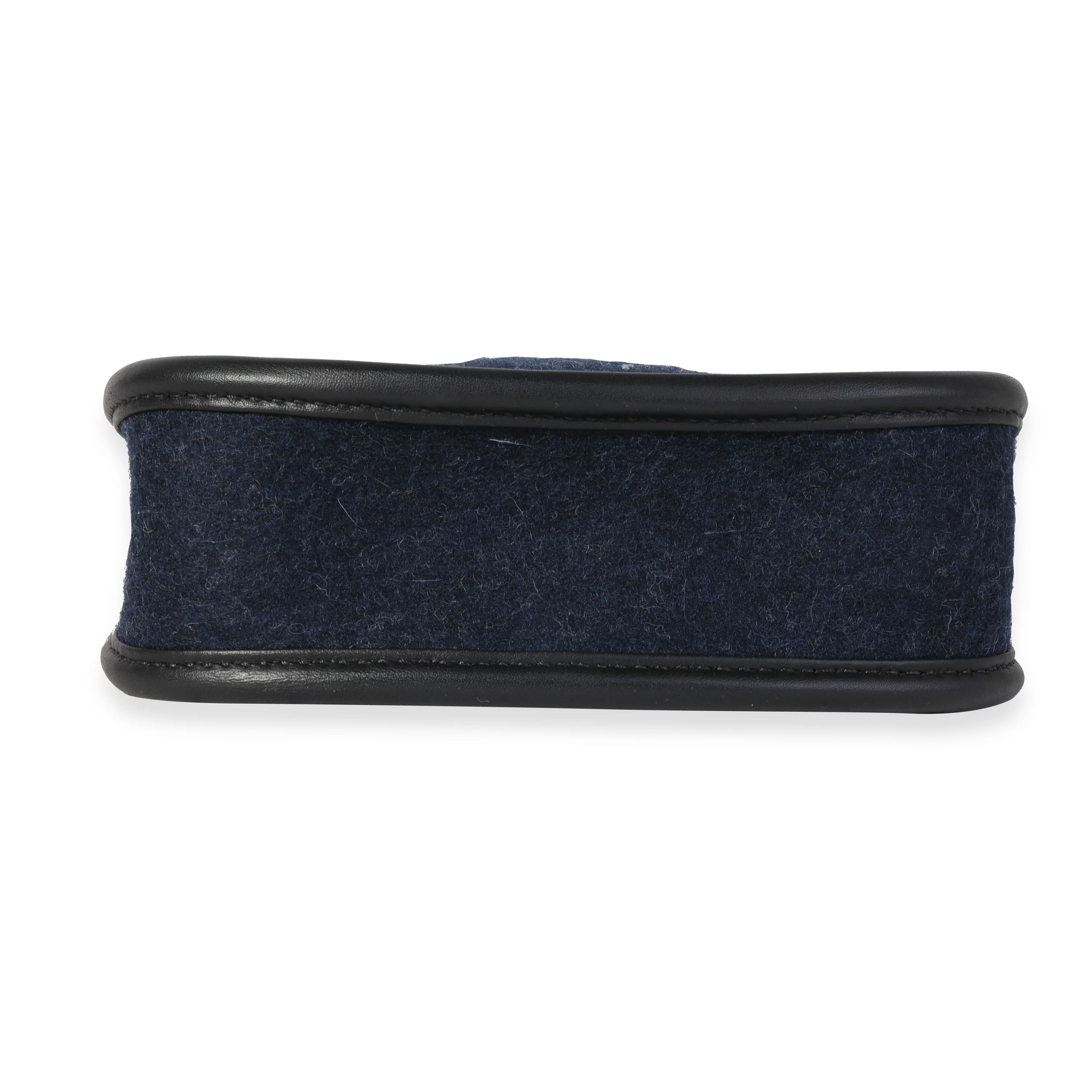Hermès Bleu Nuit Feutre & Black Swift Evelyne TPM PHW - Image 4