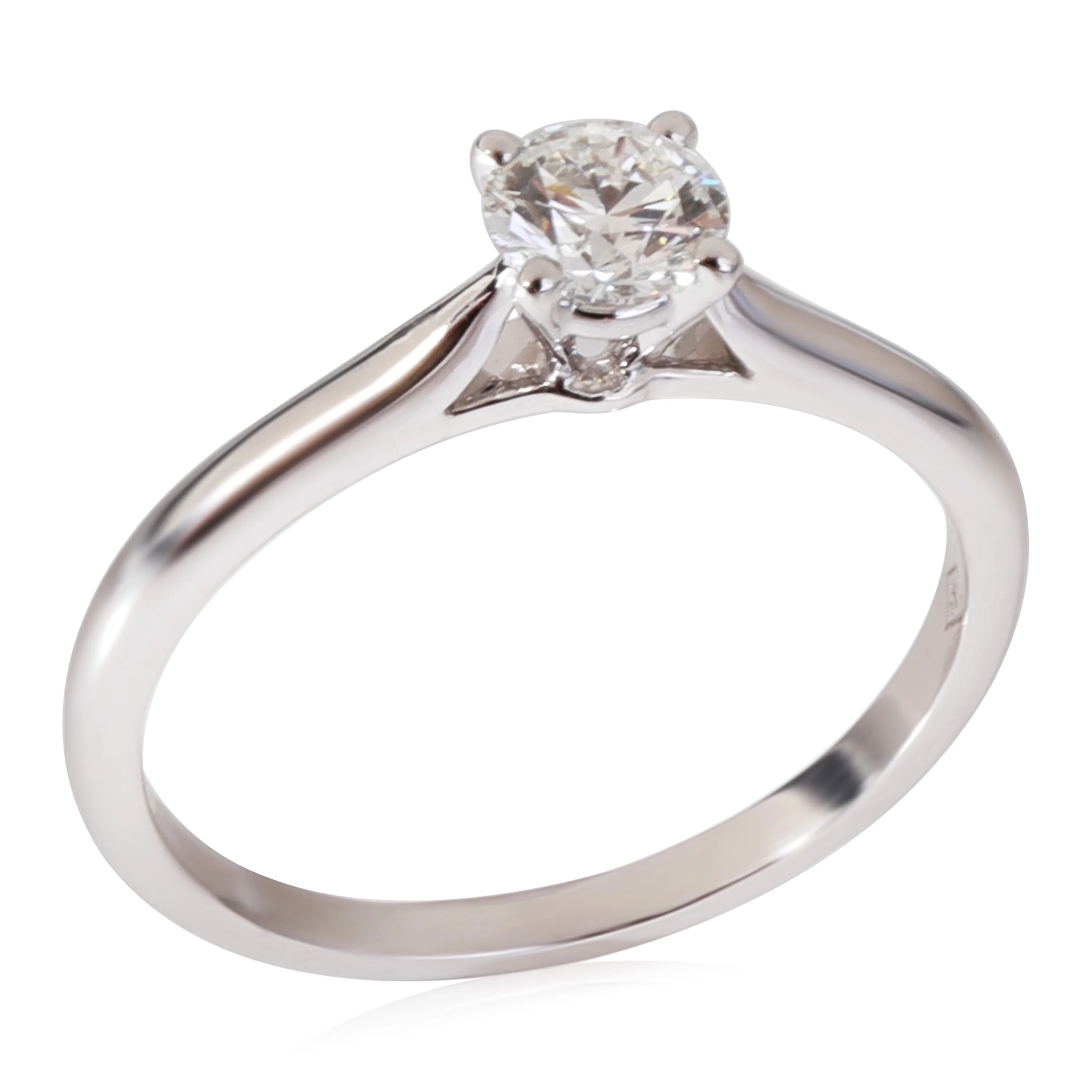 Cartier 1895 Diamond Engagement Ring in Platinum G VVS1 0.36 CTW - Image 4
