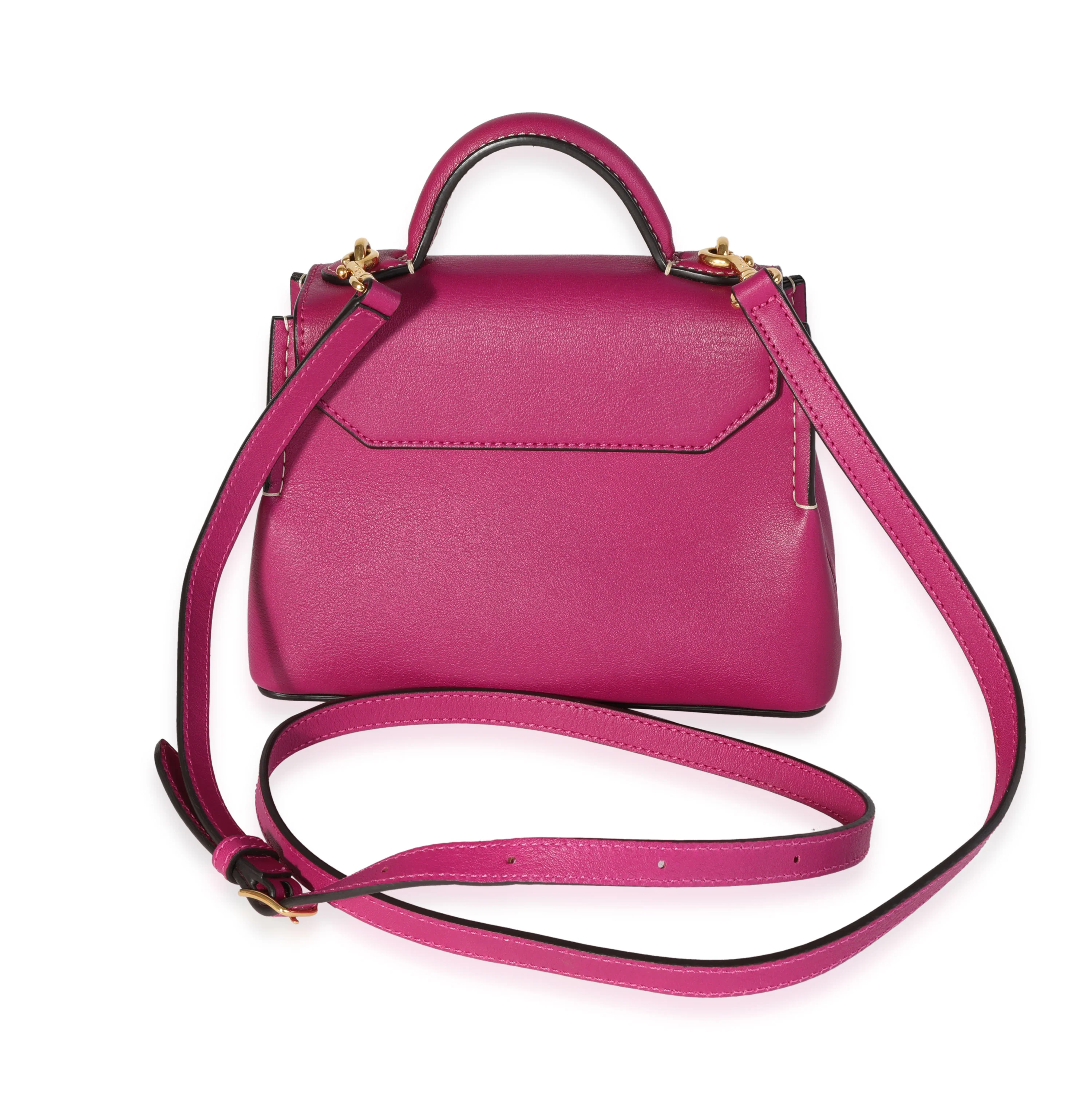 Mulberry Deep Pink Silky Calf Micro Seaton Bag - Image 3