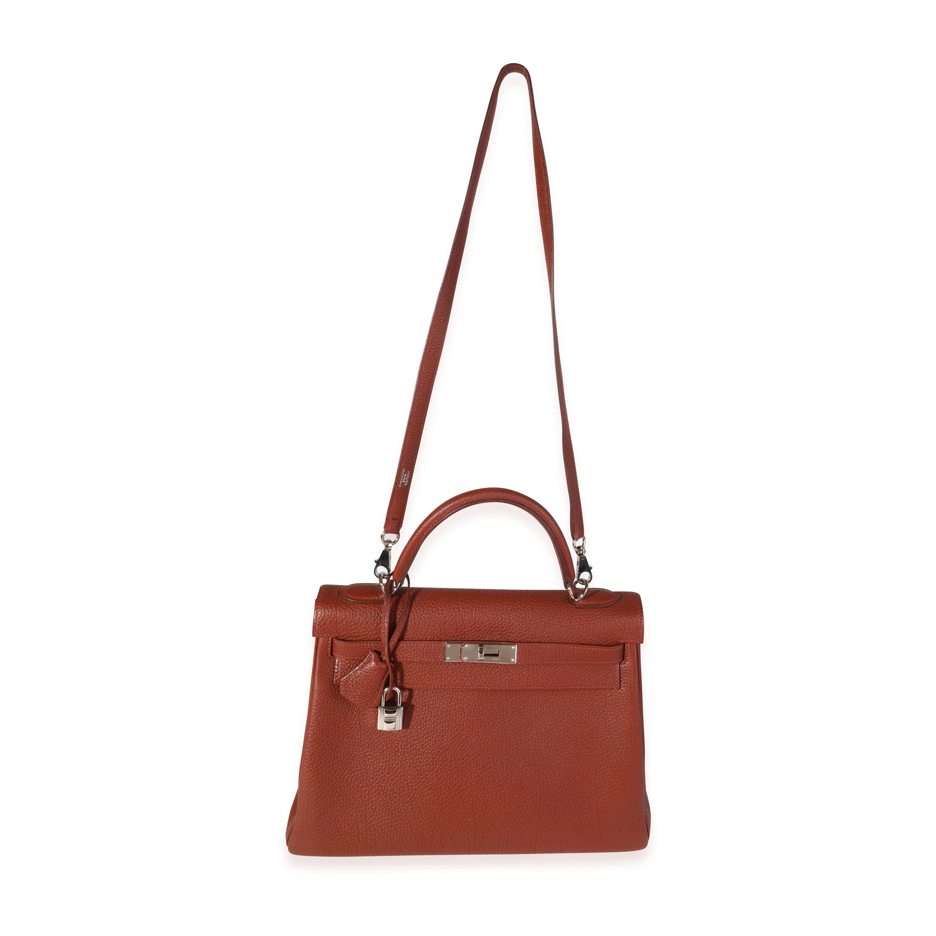 Hermès Cuivre Fjord Retourne Kelly 32 PHW - Image 4