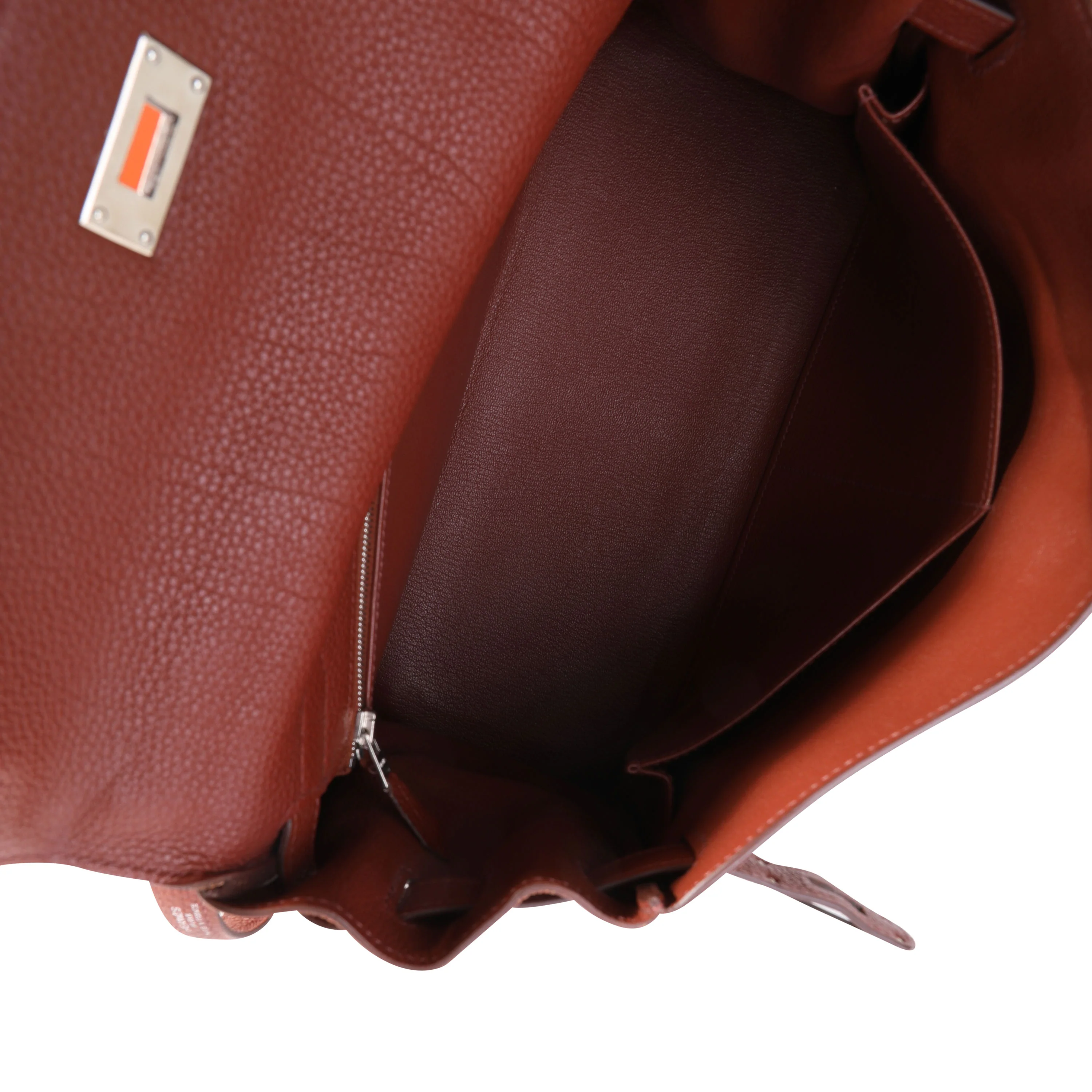 Hermès Cuivre Fjord Retourne Kelly 32 PHW - Image 8