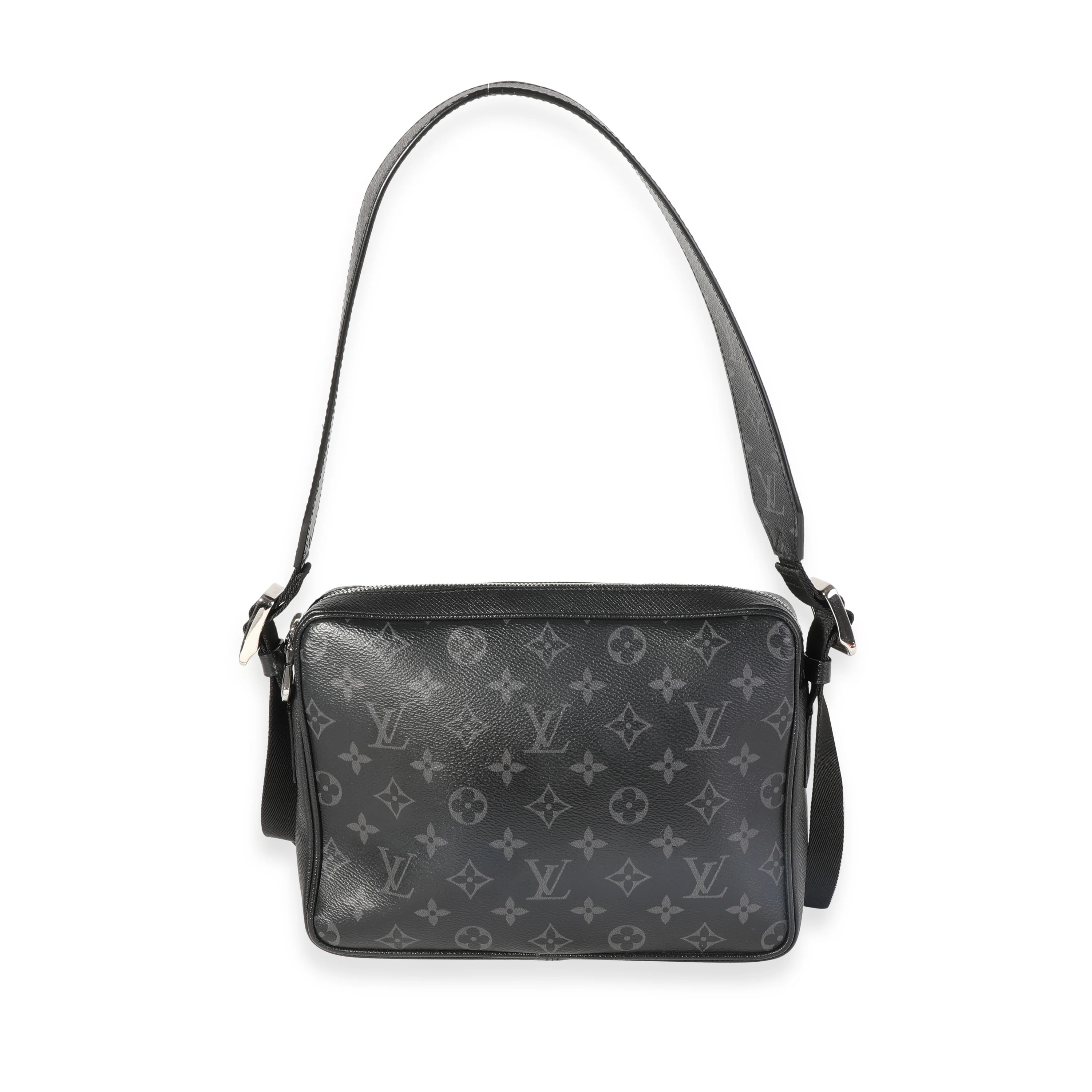 Black Taigarama & Monogram Eclipse Canvas Outdoor Messenger - Image 3