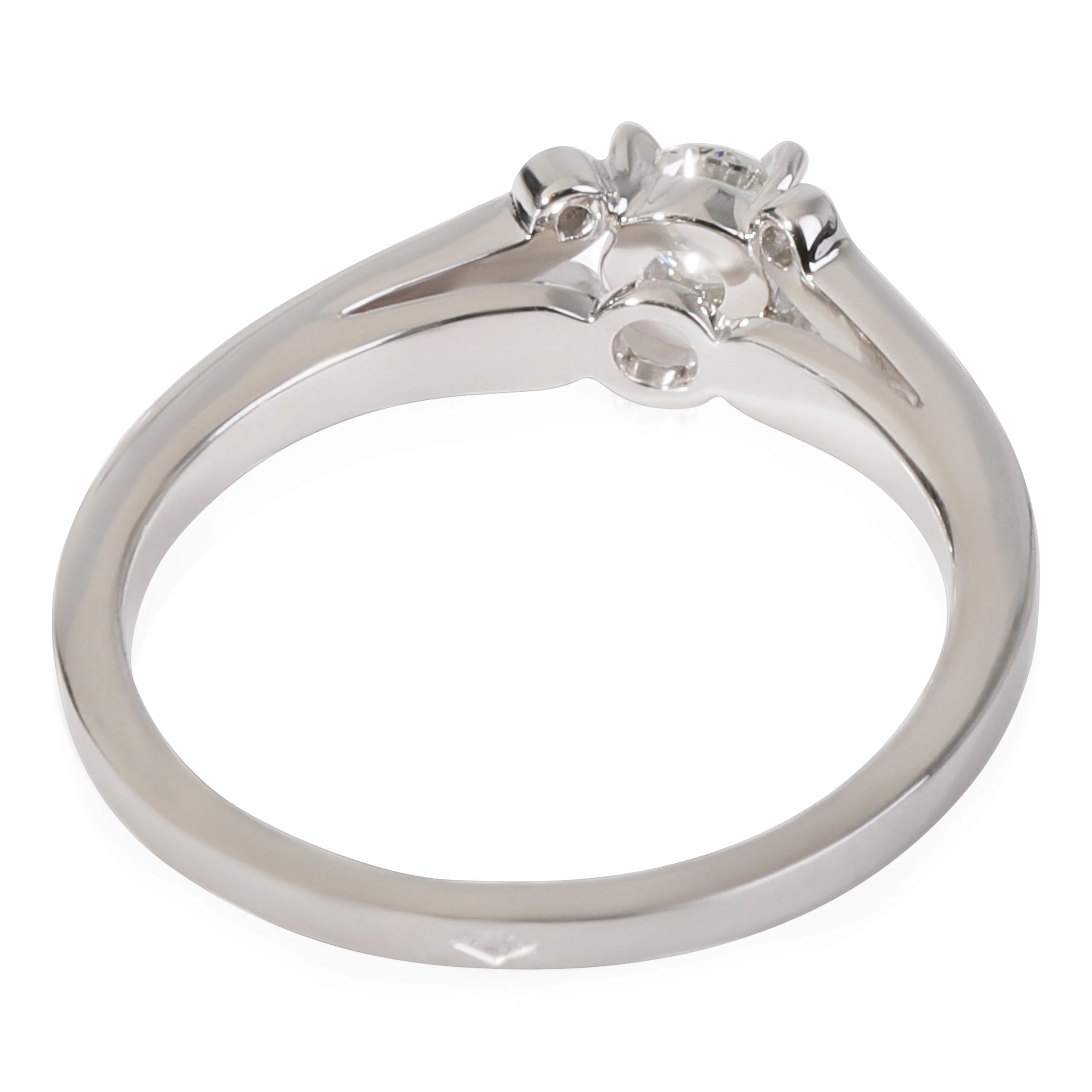 Cartier Ballerine Diamond Engagement Ring in Platinum F VVS1 0.27 CT - Image 5