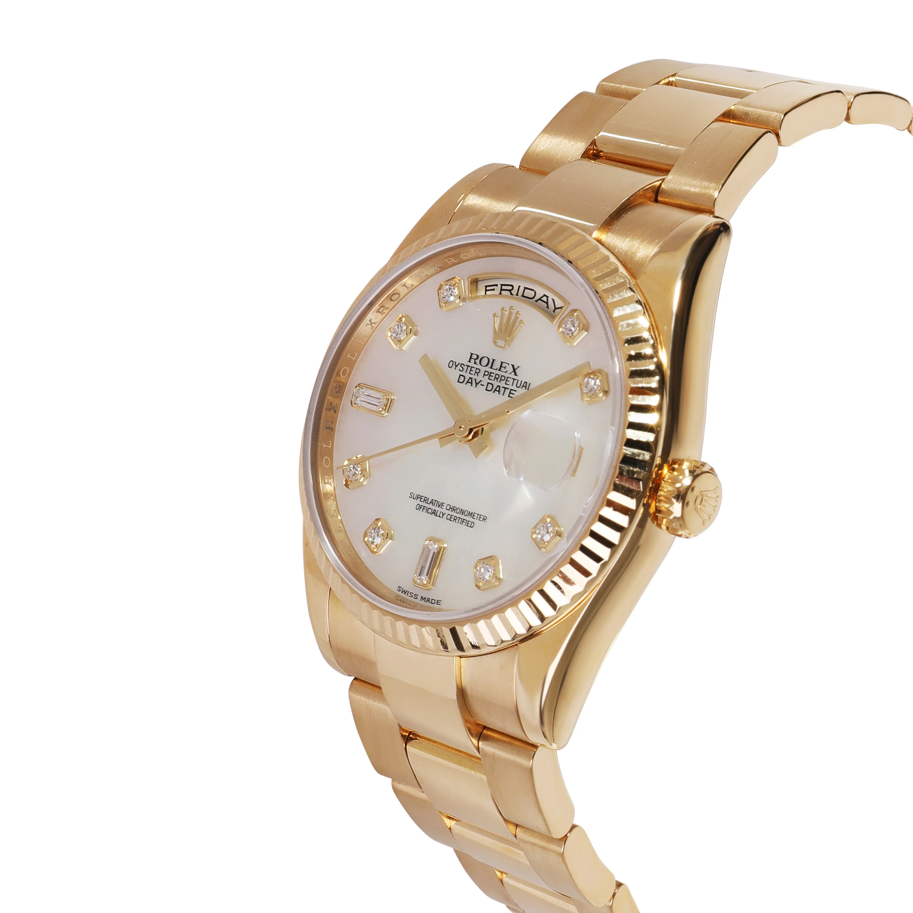 Rolex Day-Date 118238 Mens Watch in 18kt Yellow Gold - Image 3