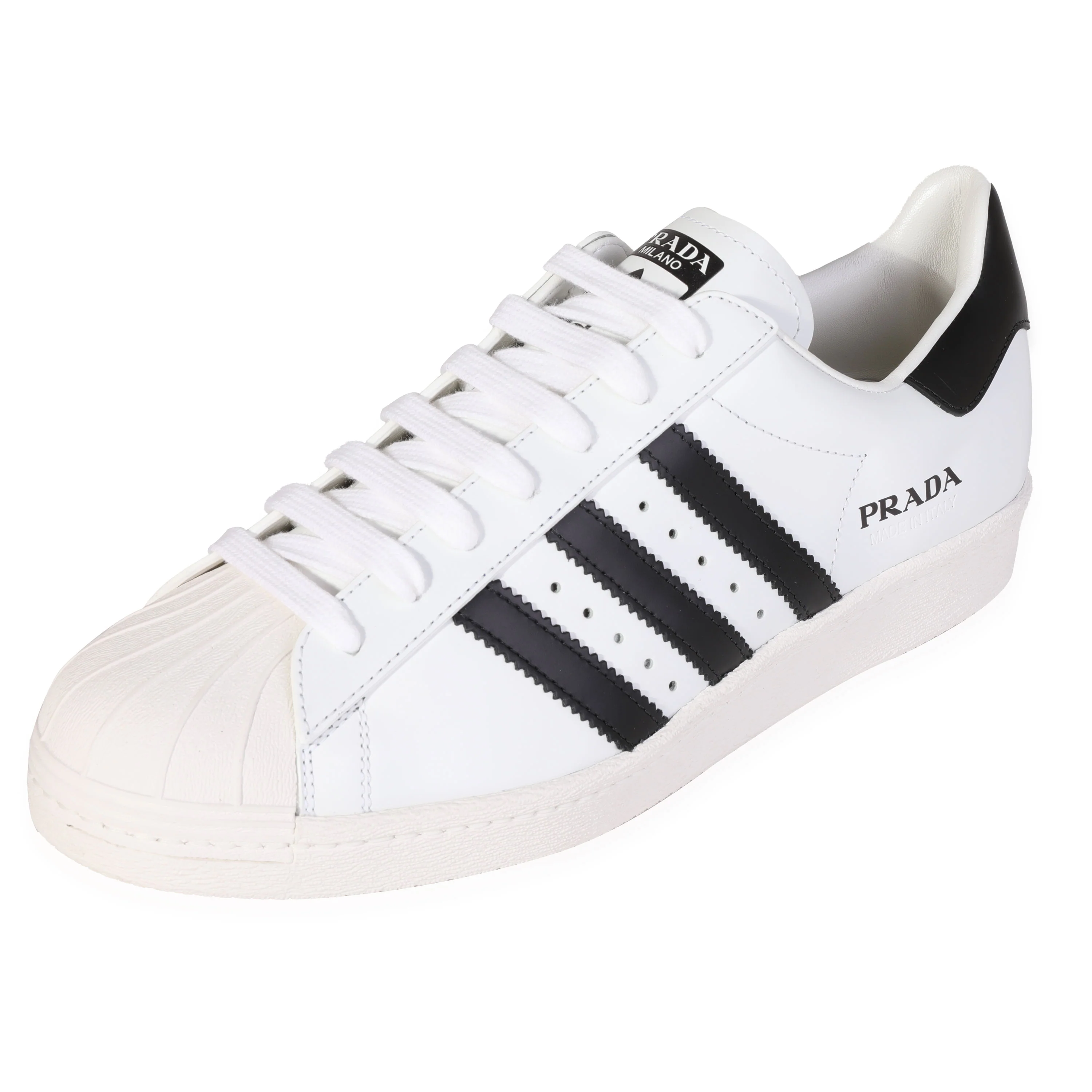 Adidas - Prada x Superstar White Black (9.5 US) - Image 2